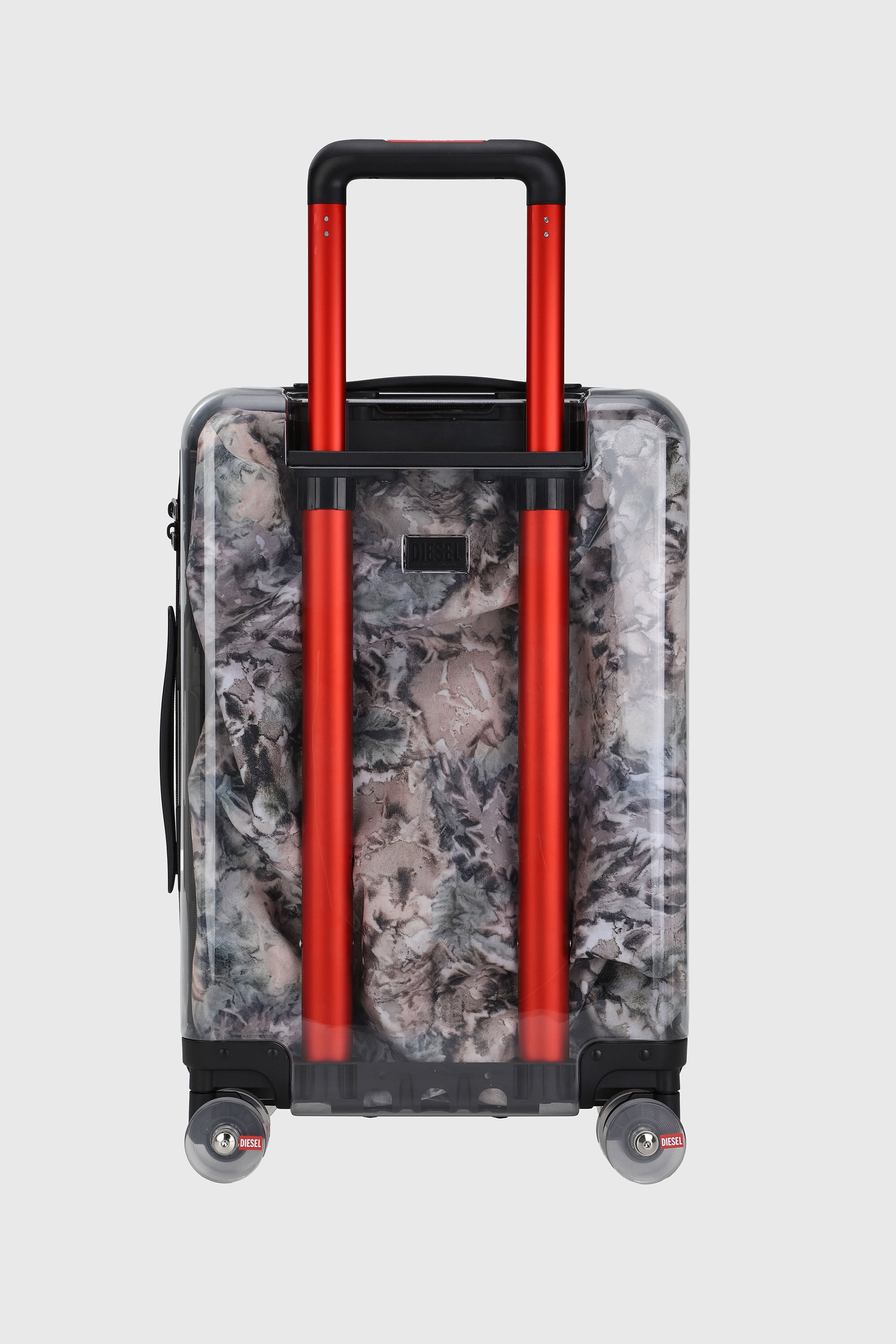 LU0036 HARD LUGGAGE - DSL009, Grey/Pink