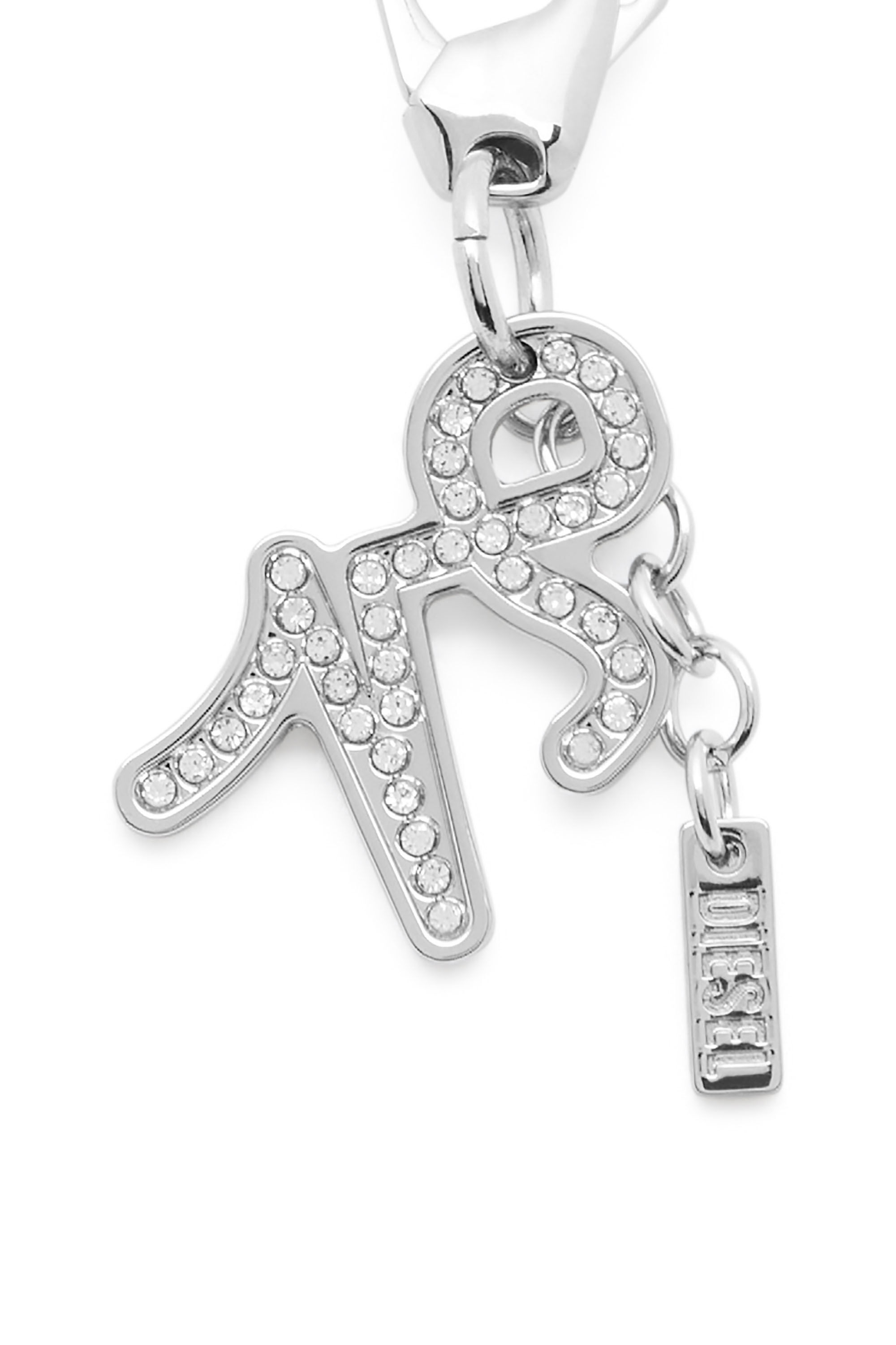 Diesel - CHARM CAPRICORN, Unisex's Metal Capricorn charm with rhinestones in Silver - 2