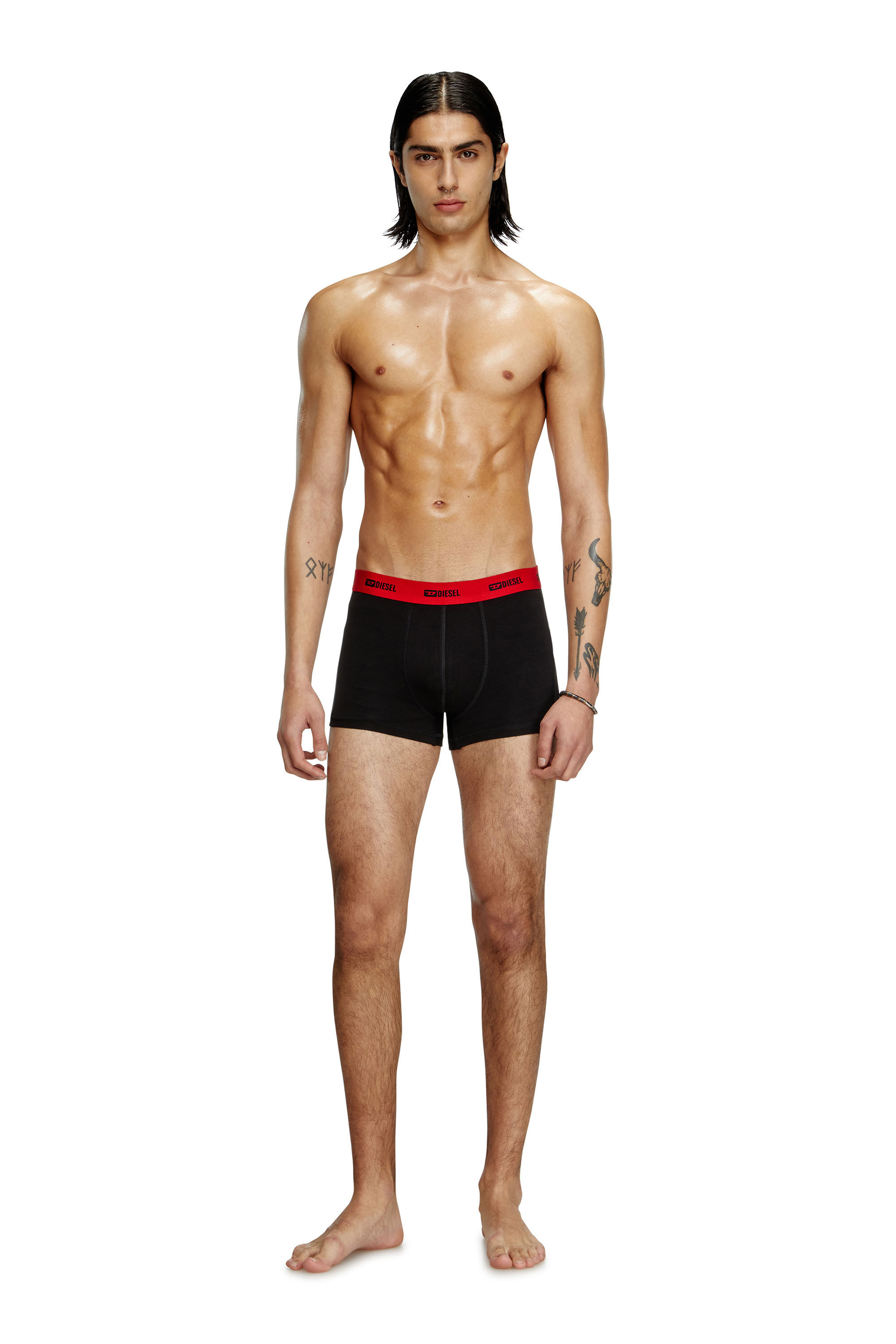 Diesel - DAMIEN-UTLT-3PACK, Man's 3-pack of boxer briefs in Multicolor/Black - 1