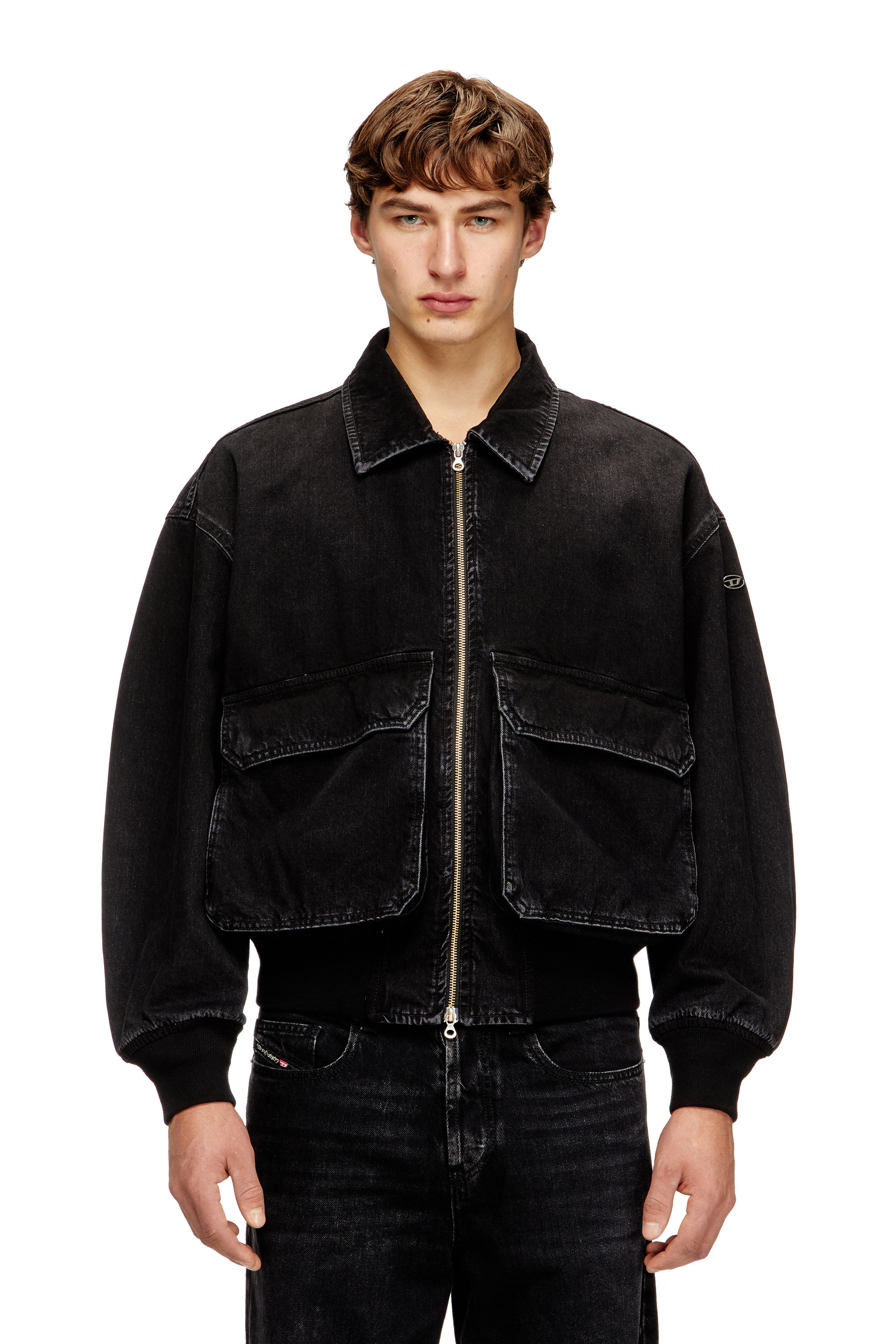 Diesel - D-KURZ, Unisex's Jacket in DNA denim in null - 3