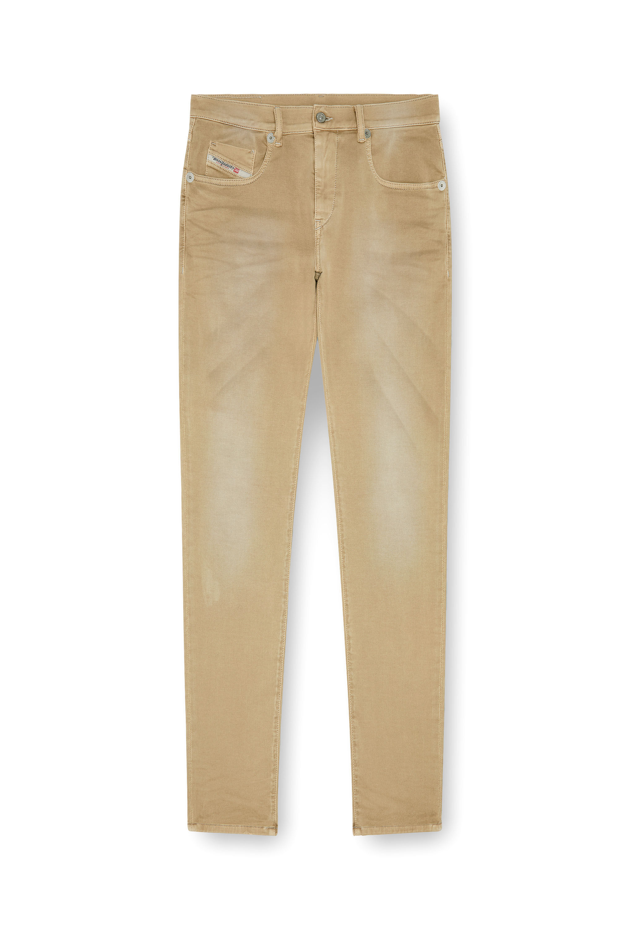 Diesel - Man's Slim 2060 D-Strukt Joggjeans® 0670M, Beige - 2