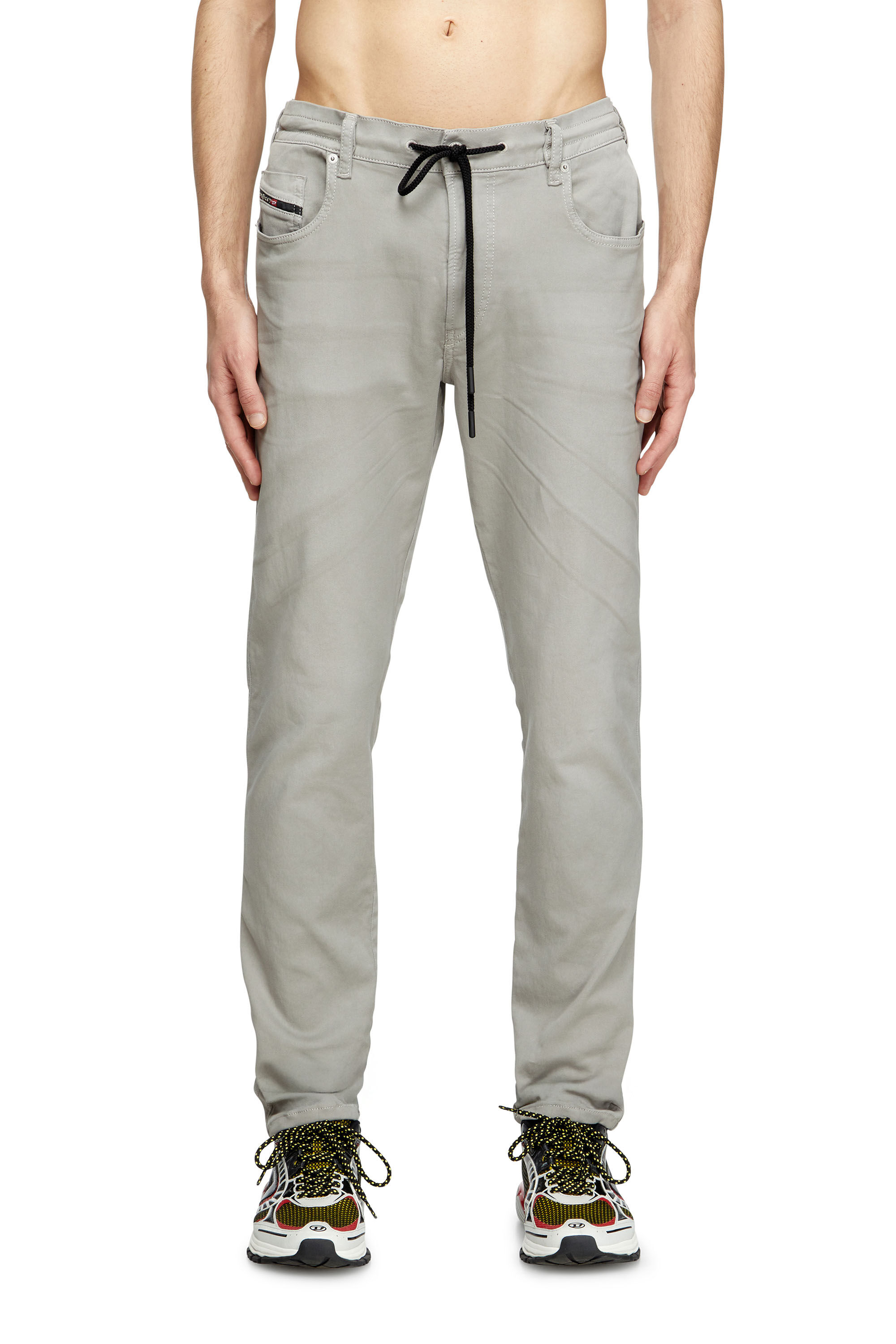 Diesel - Man's Slim 2060 D-Strukt Joggjeans® 0670M, Grey - 2