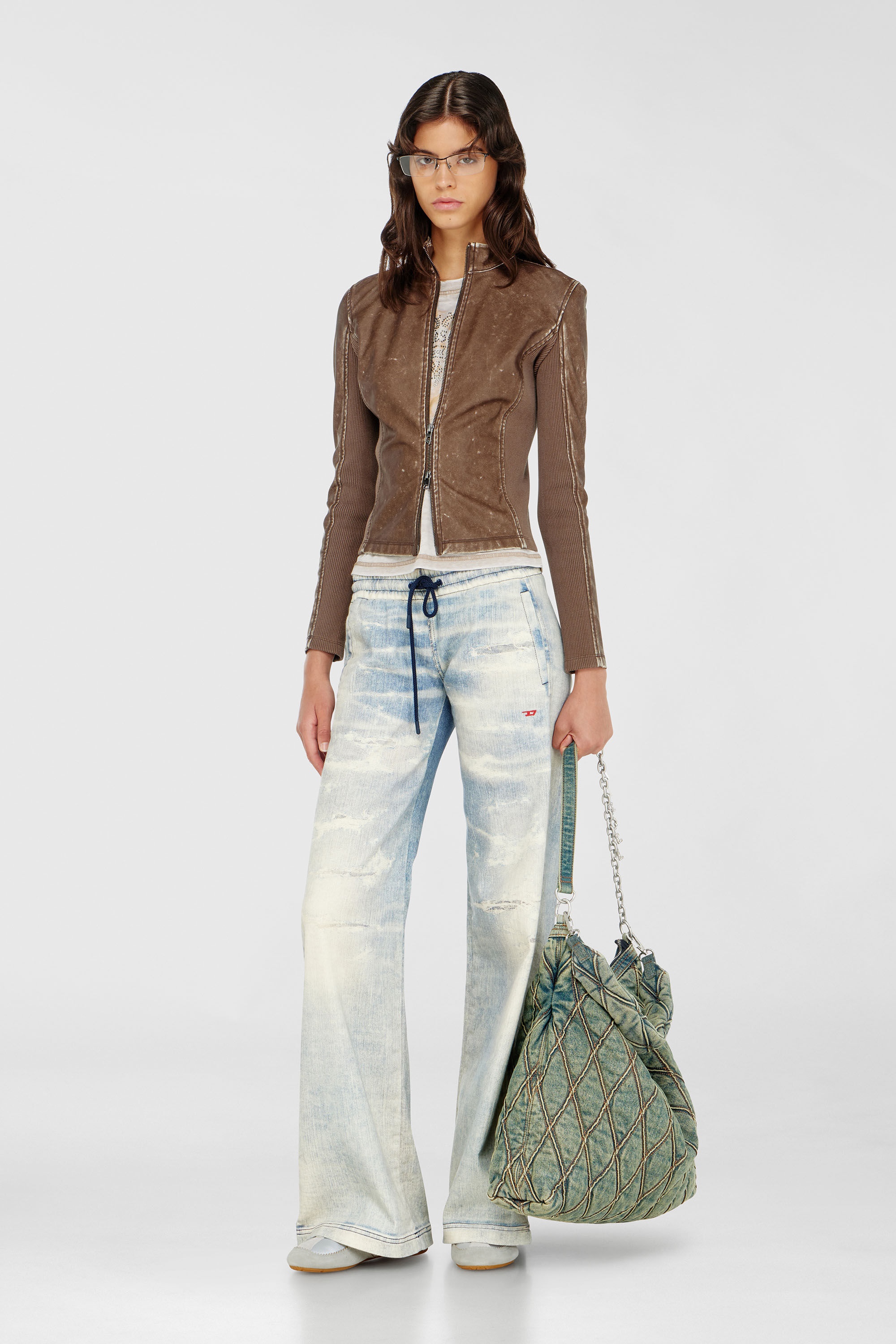 Diesel - Woman's Relaxed 2078 D-Ainty Joggjeans&reg; 068XM, Light Blue - 1