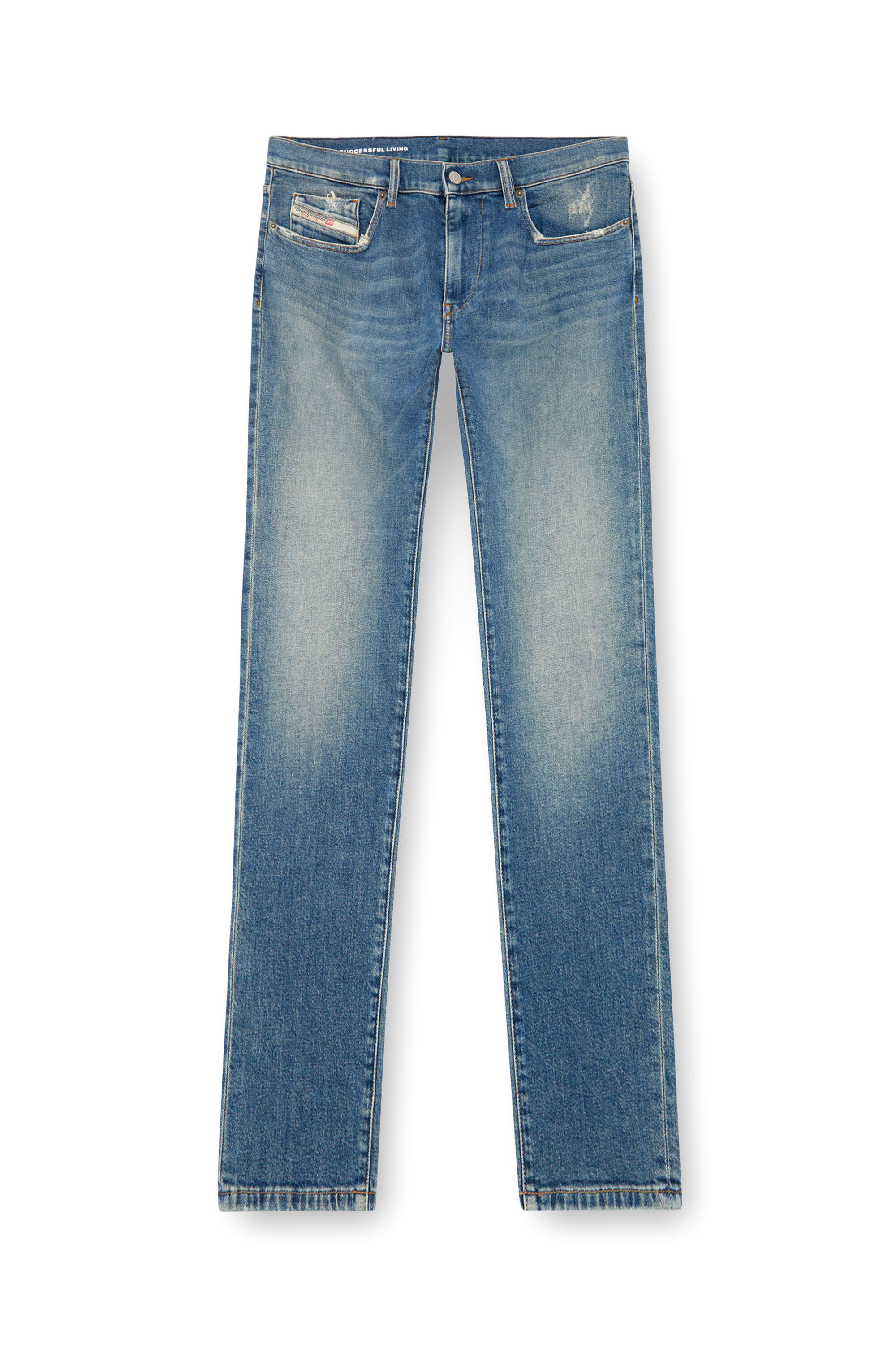 Diesel - Man's Slim Jeans 2019 D-Strukt 0GRDG, Light Blue - 2