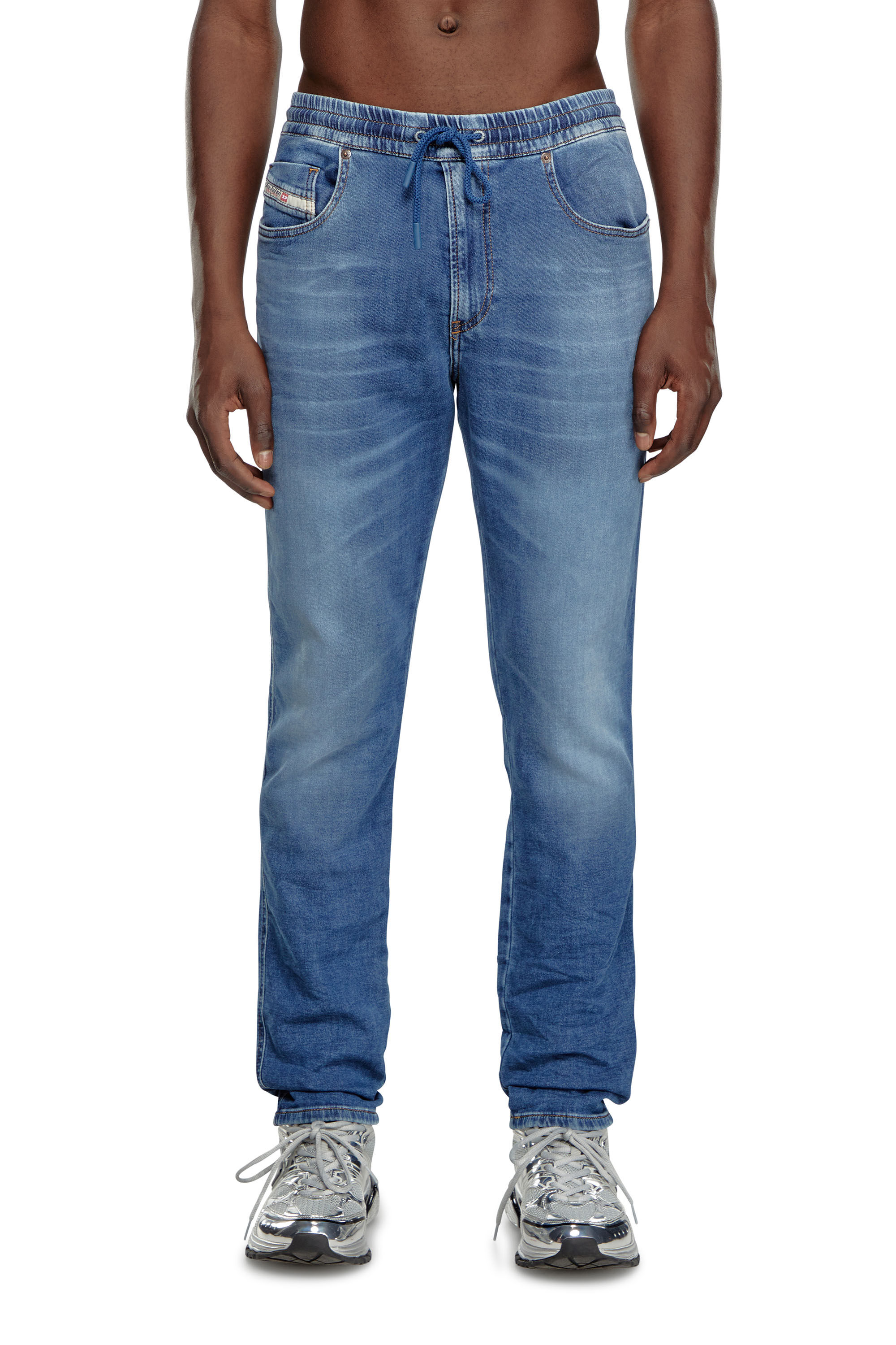 Diesel - Man's Slim 2060 D-Strukt Joggjeans® 068HY, Medium blue - 3