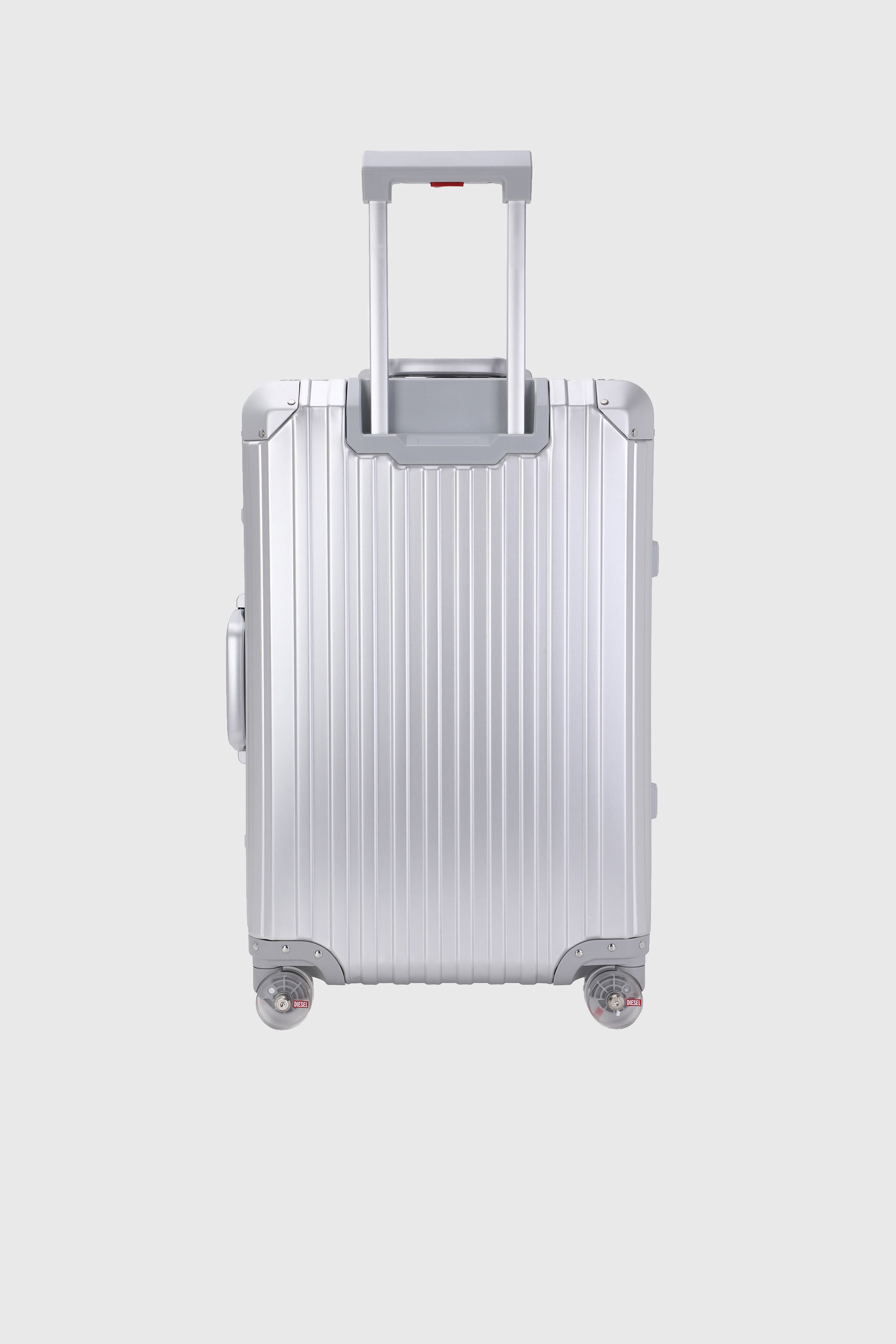 Diesel - DIESEL ALUMINUM TROLLEY- DSL002, Unisex's Aluminum suitcase size M in Silver - 2