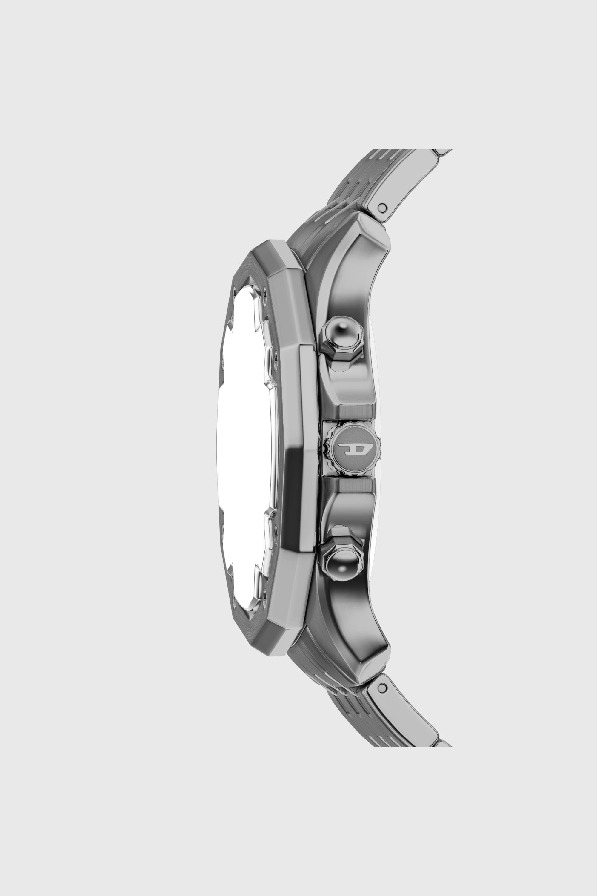 Men's Spiked stainless steel watch | Grey | Diesel TG