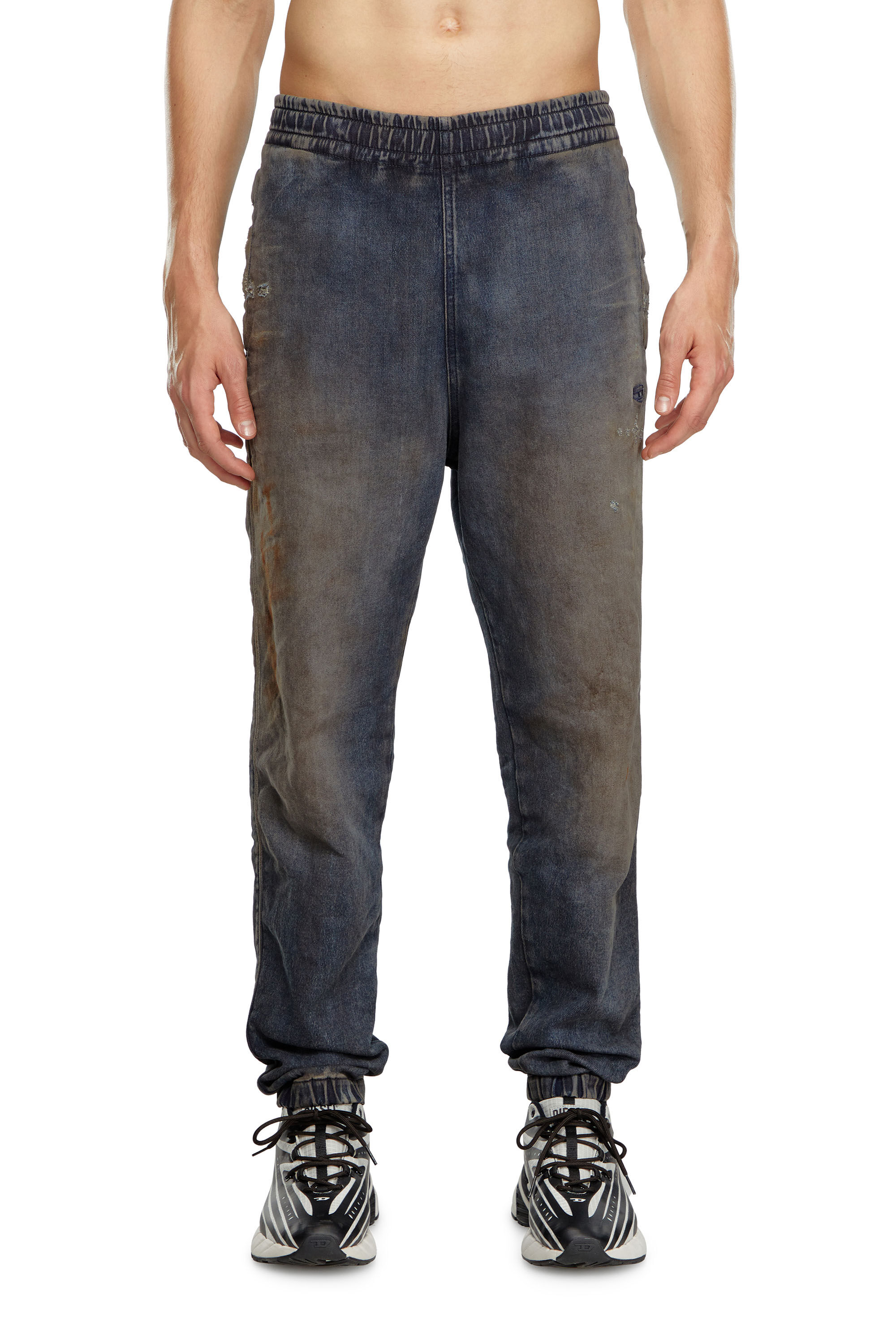 Diesel - Man's Tapered D-Lab Track Denim 068LV, Dark Blue - 3