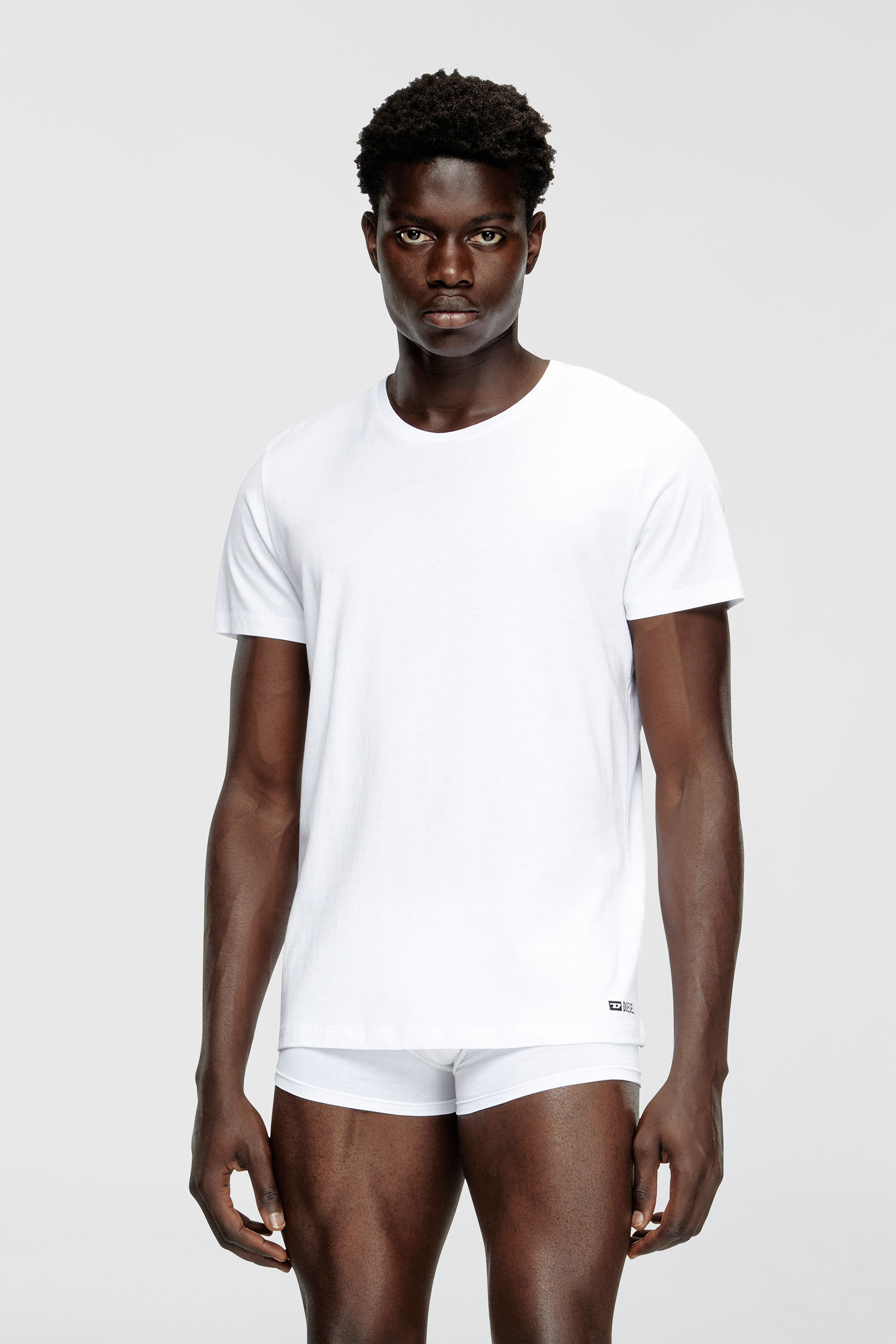 Diesel - RANDAL-D-BOX-3PACK, Man's Three-pack of T-shirts in White - 3