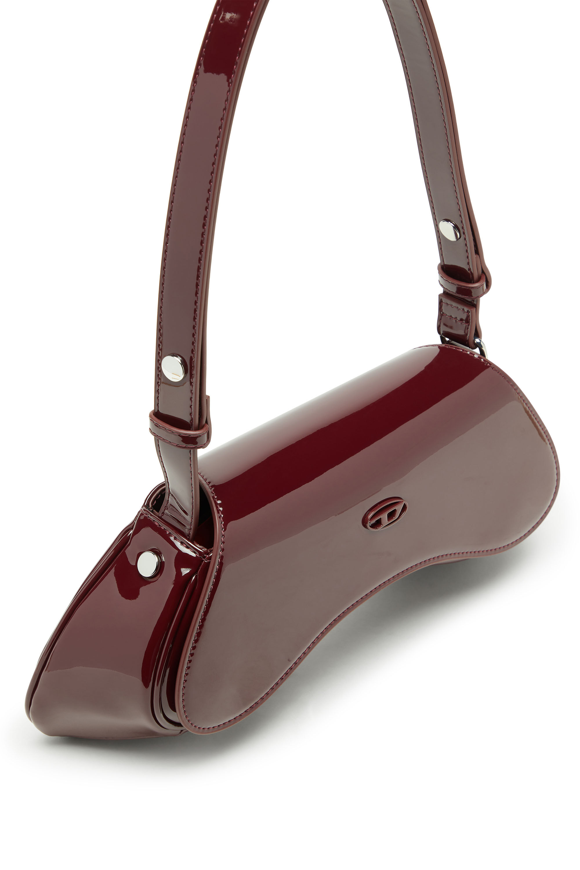 Women's Play-Crossbody bag in glossy PU | Red | Diesel