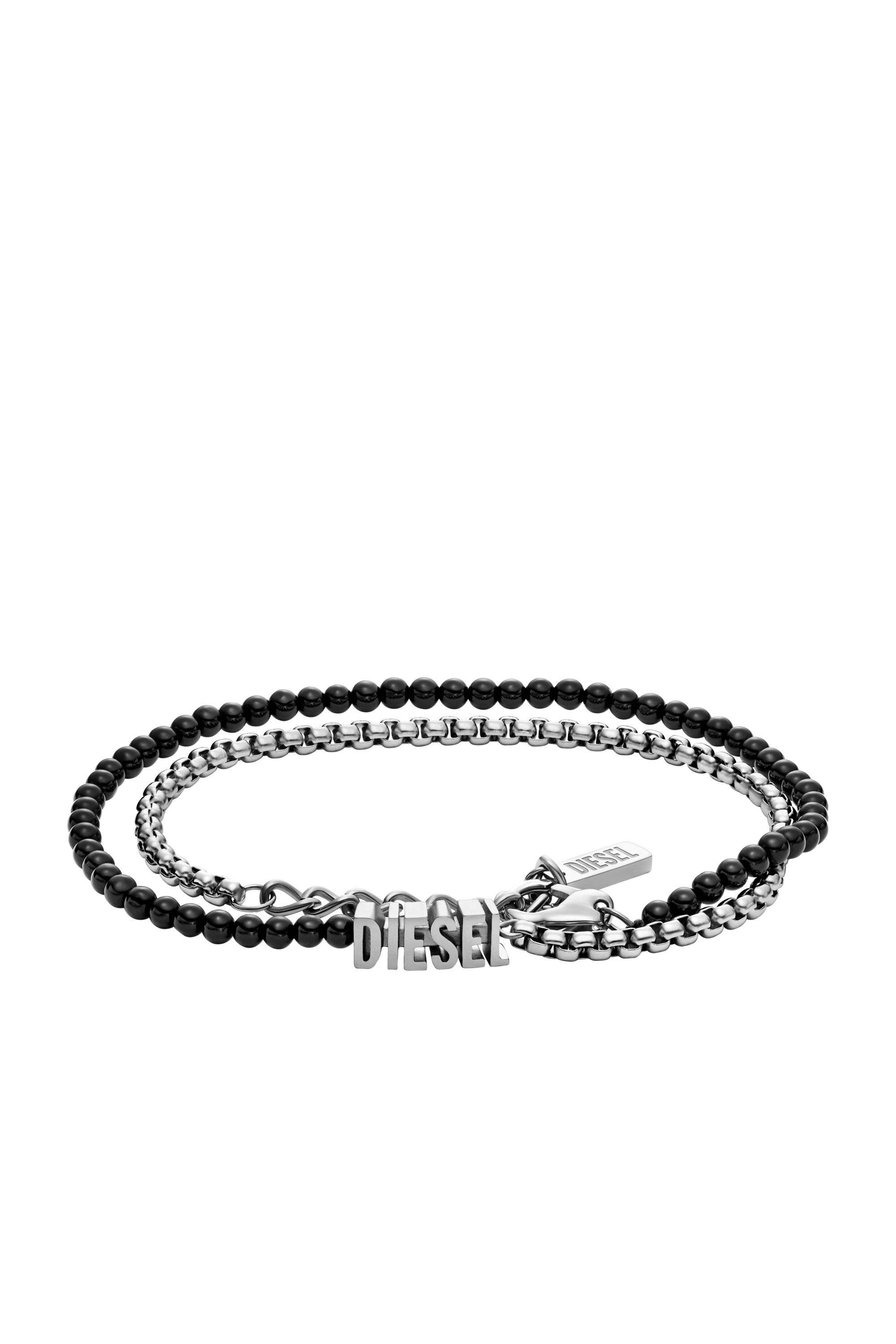 GIFTにも【DIESEL】BRACELETS DX1540 / 01 Diesel DX1516040 Bracelet | Black | FARFETCH