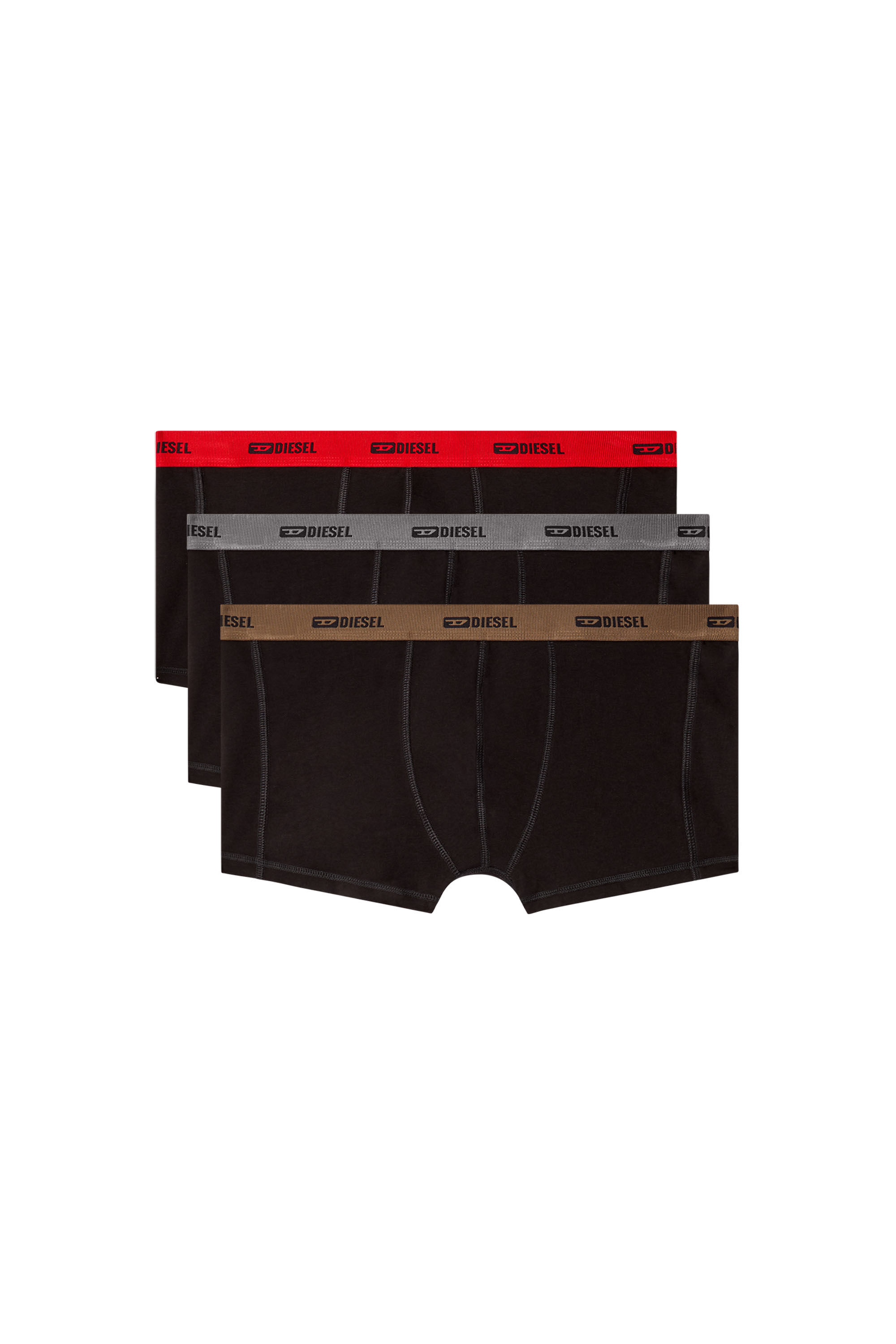 Diesel - DAMIEN-UTLT-3PACK, Man's 3-pack of boxer briefs in Multicolor/Black - 2