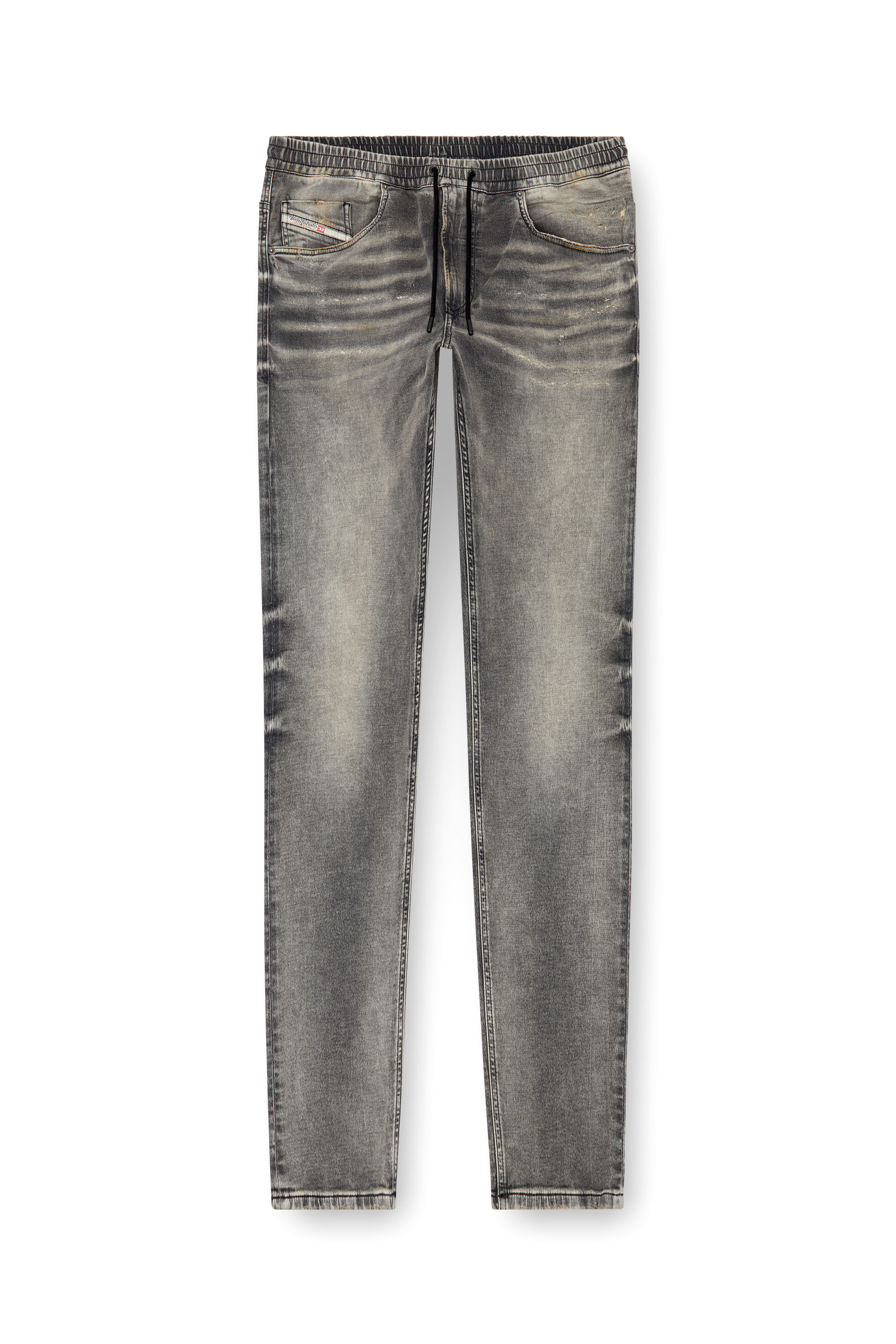 Diesel - Man's Tapered 2030 D-Krooley Joggjeans® 068LQ, Grey - 2