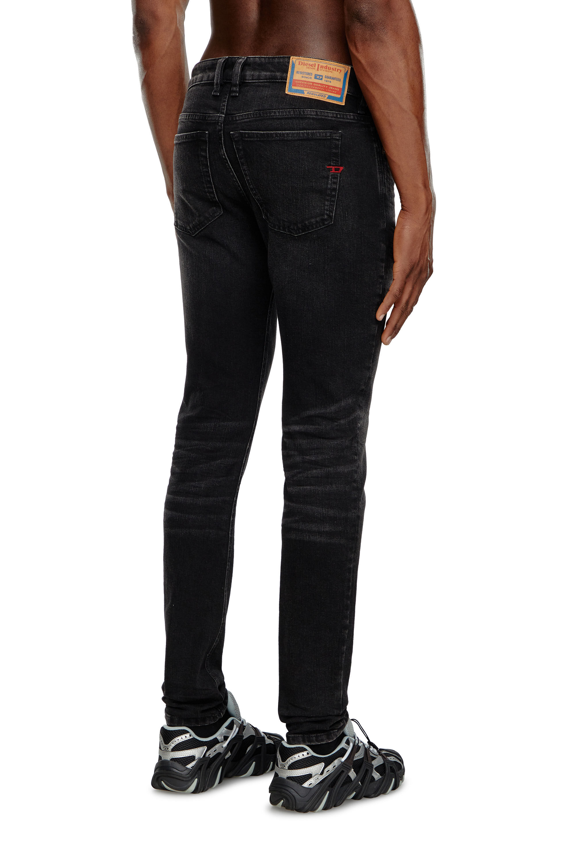 Diesel - Skinny Jeans 1979 Sleenker 0GRDA, Black/Dark grey - Image 4