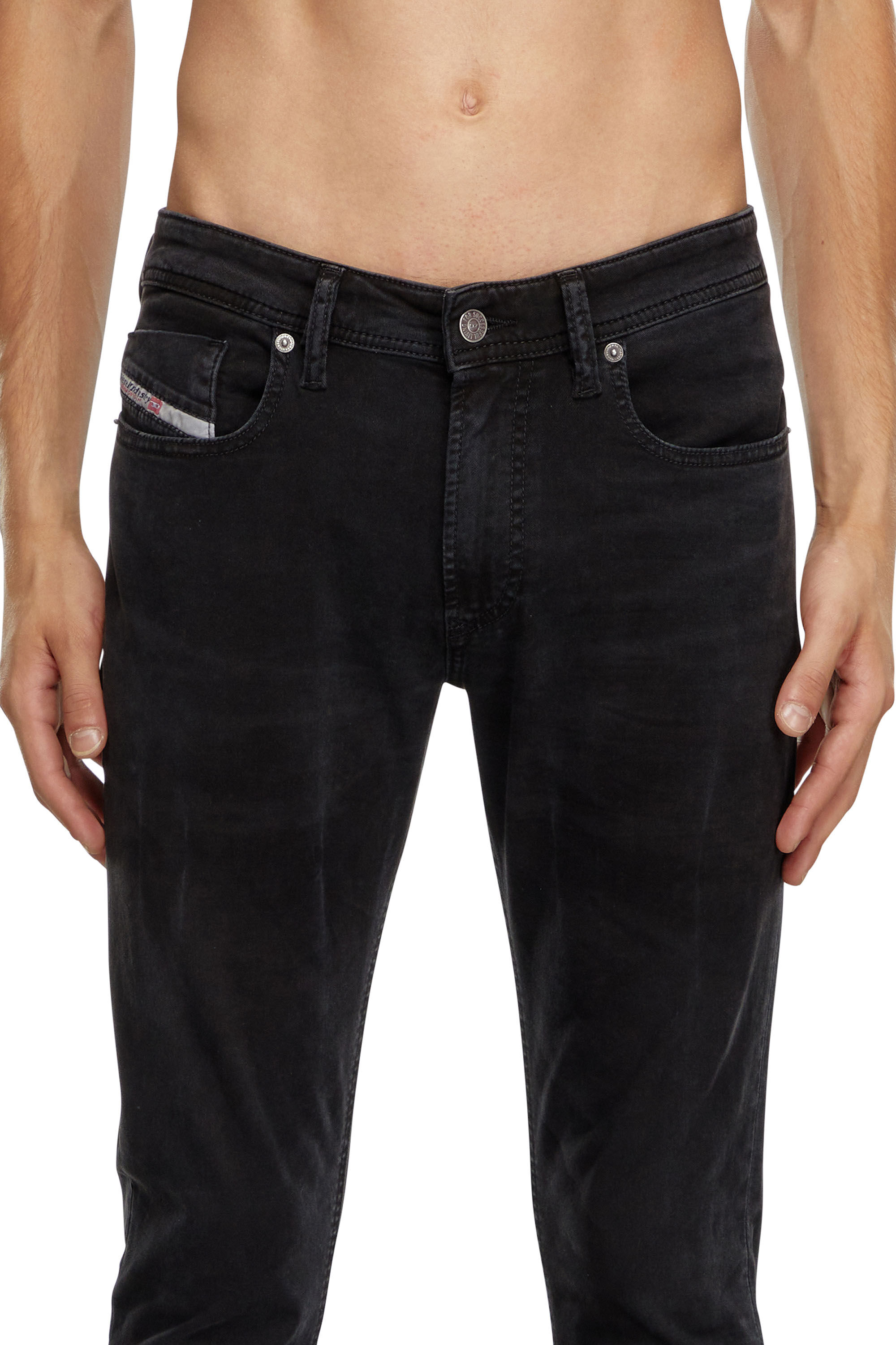 Diesel - Man's Skinny Jeans 1979 Sleenker 0ENAK, Black - 5