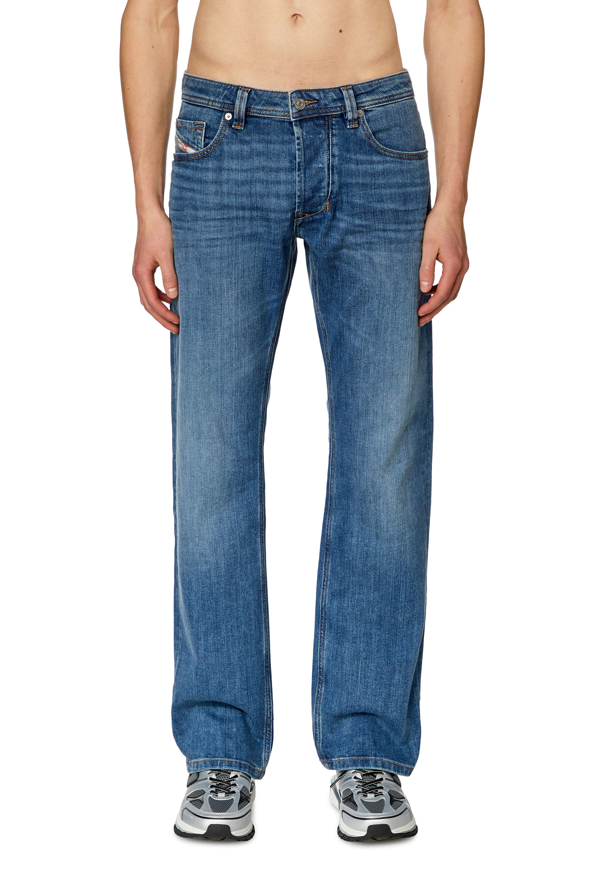 Diesel - Man's Straight Jeans 1985 Larkee 0KIAL, Light Blue - 2