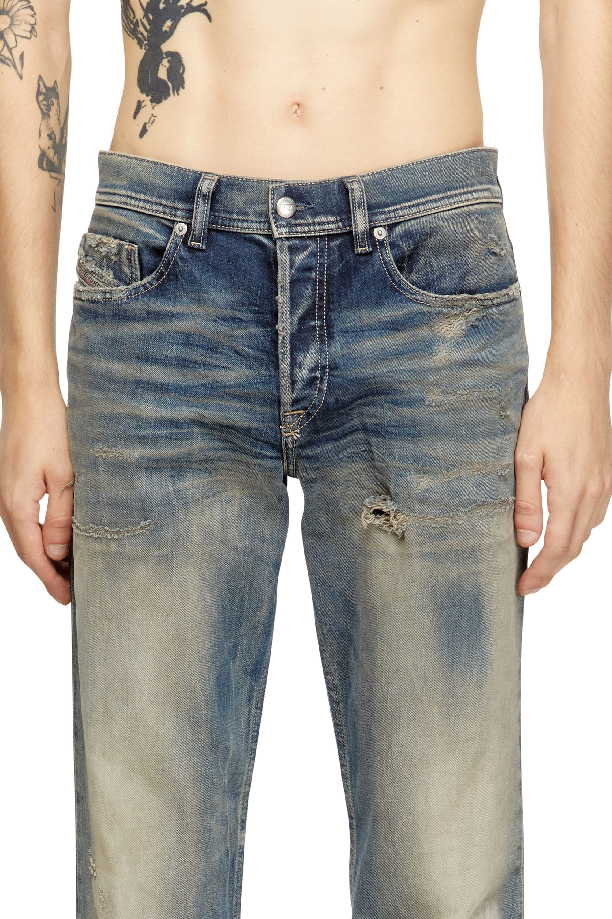 Diesel - Man's Regular Jeans 2023 D-Finitive 09M18, Medium blue - 5