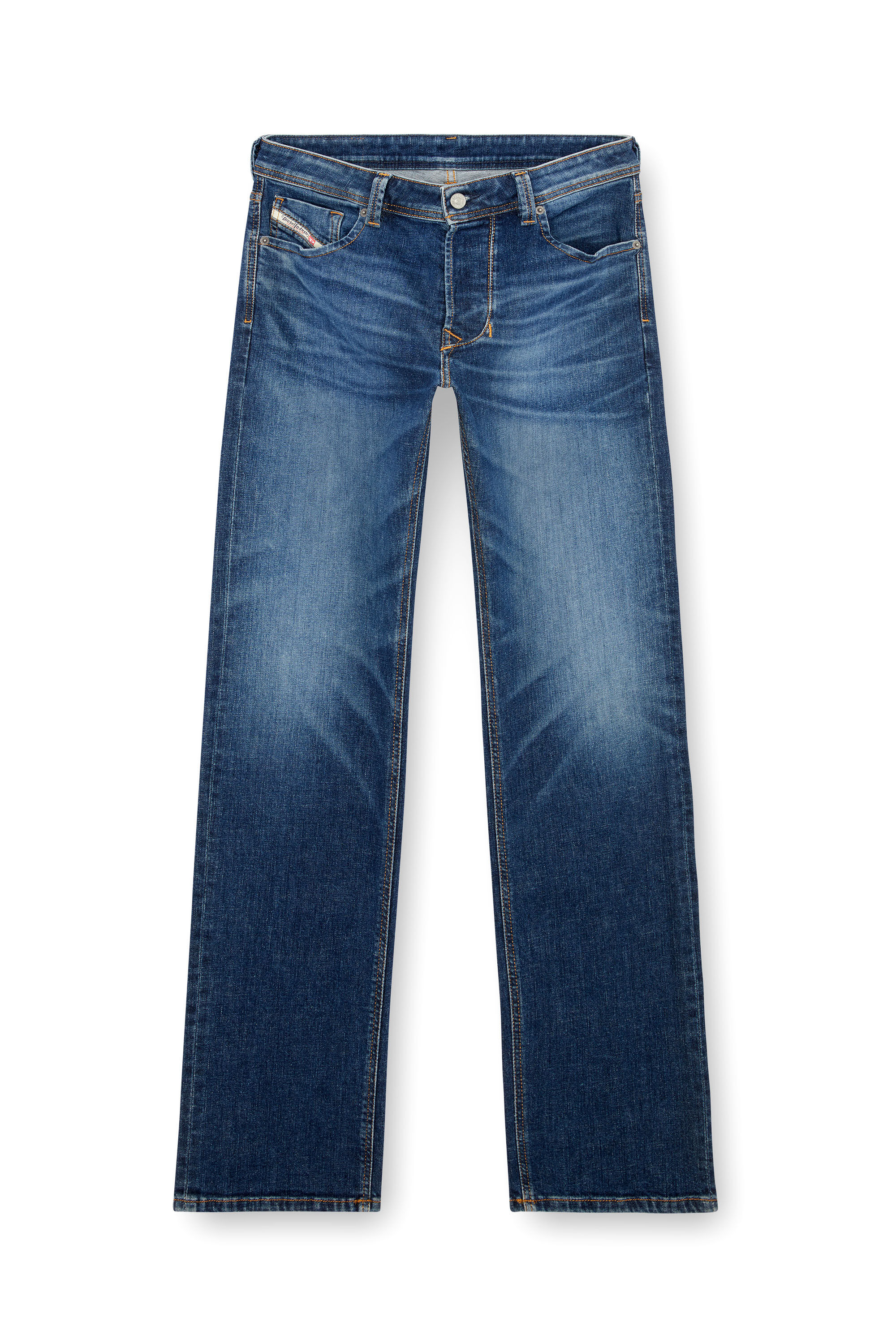 Diesel - Man Straight Jeans 1985 Larkee 09J47, Dark Blue - Image 2