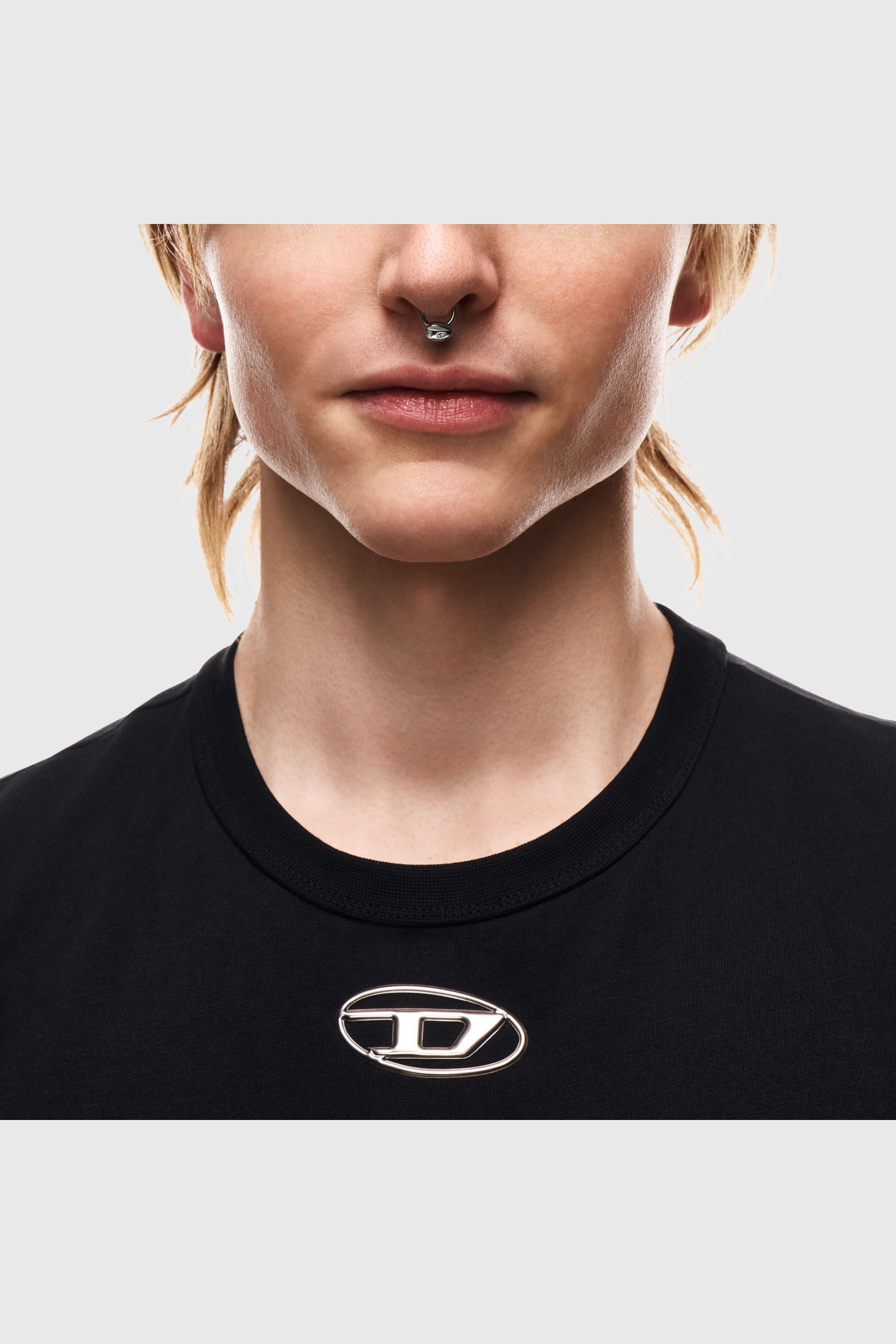 Diesel - DX1701040 JEWELLERY, Unisex's Stainless steel septum body jewelry in Silver - 5