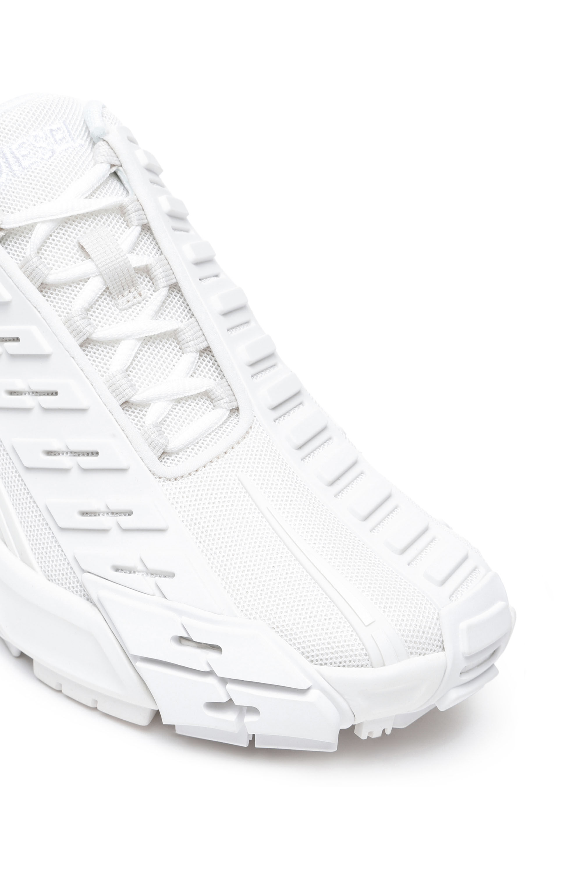 Diesel - S-PROTOTYPE LOW, Man's S-Prototype Low - Sneakers in mesh and rubber in White - 6