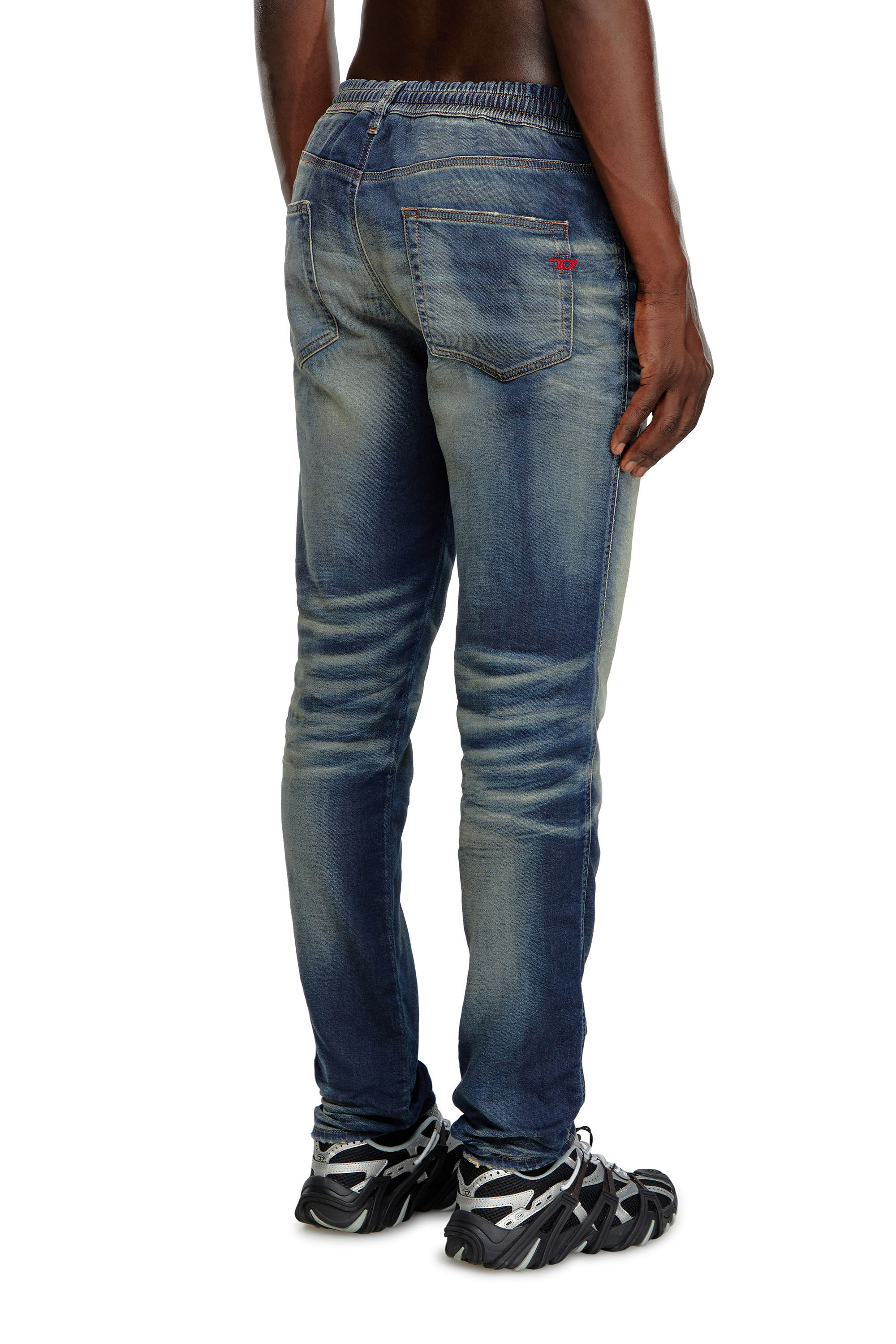 Diesel - Man Slim 2060 D-Strukt Joggjeans® 068MH, Dark Blue - Image 4