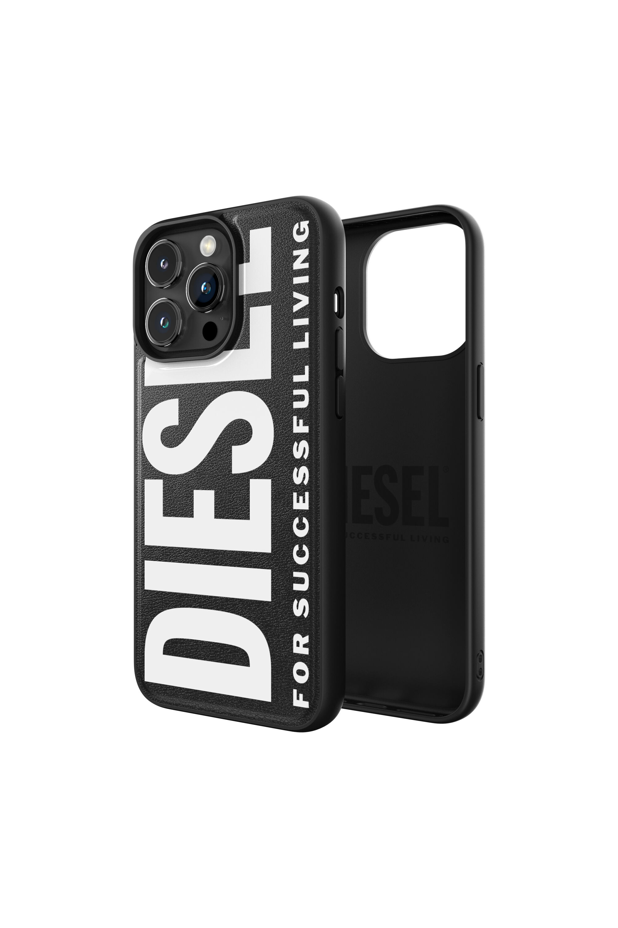 Diesel - 54168 MOULDED CASE, Unisex's Moulded case cover iP15 Pro Max in Black - 1