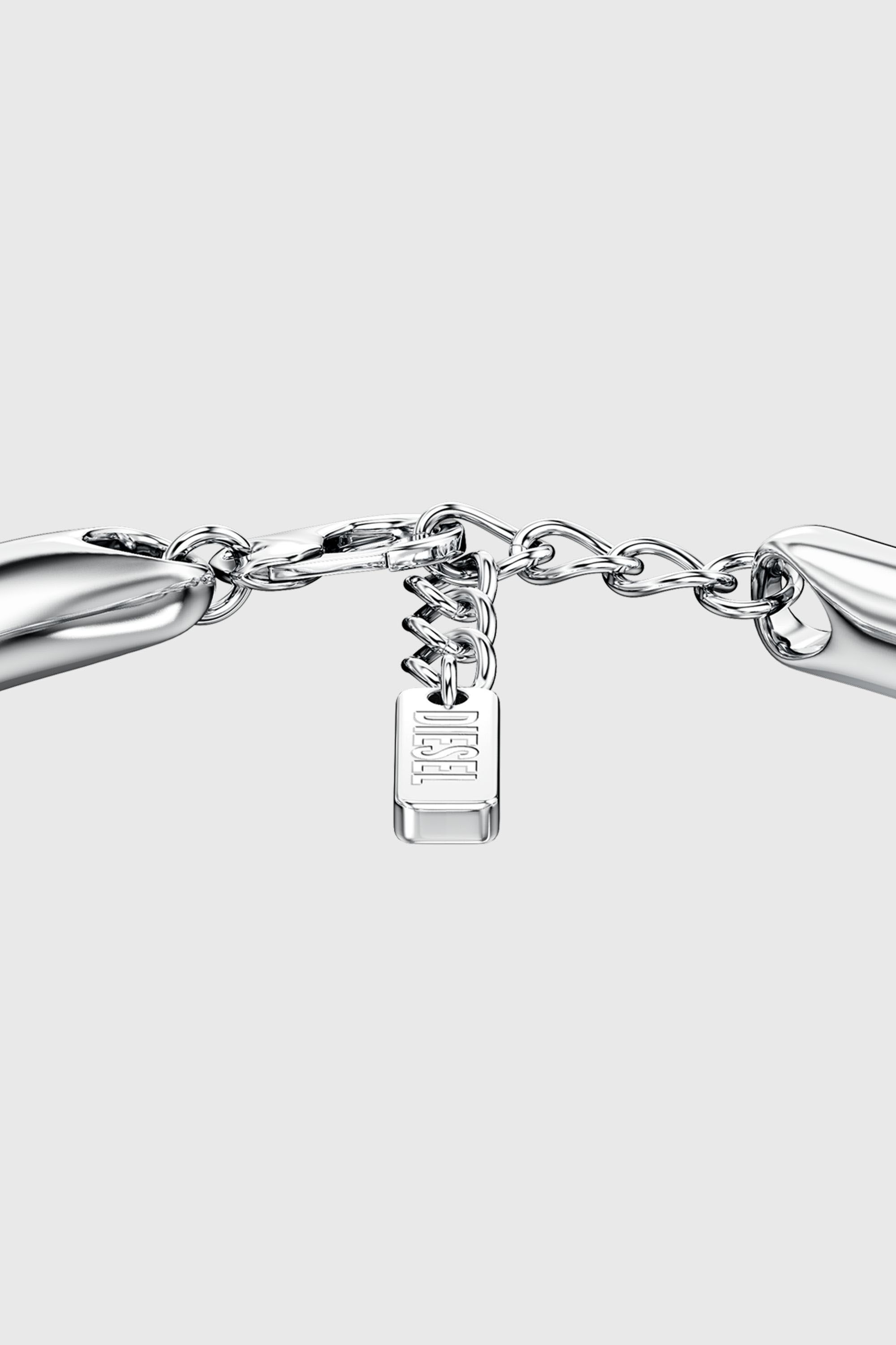 Diesel - DX1696040 JEWELLERY, Unisex's Stainless steel chain bracelet in Silver - 2