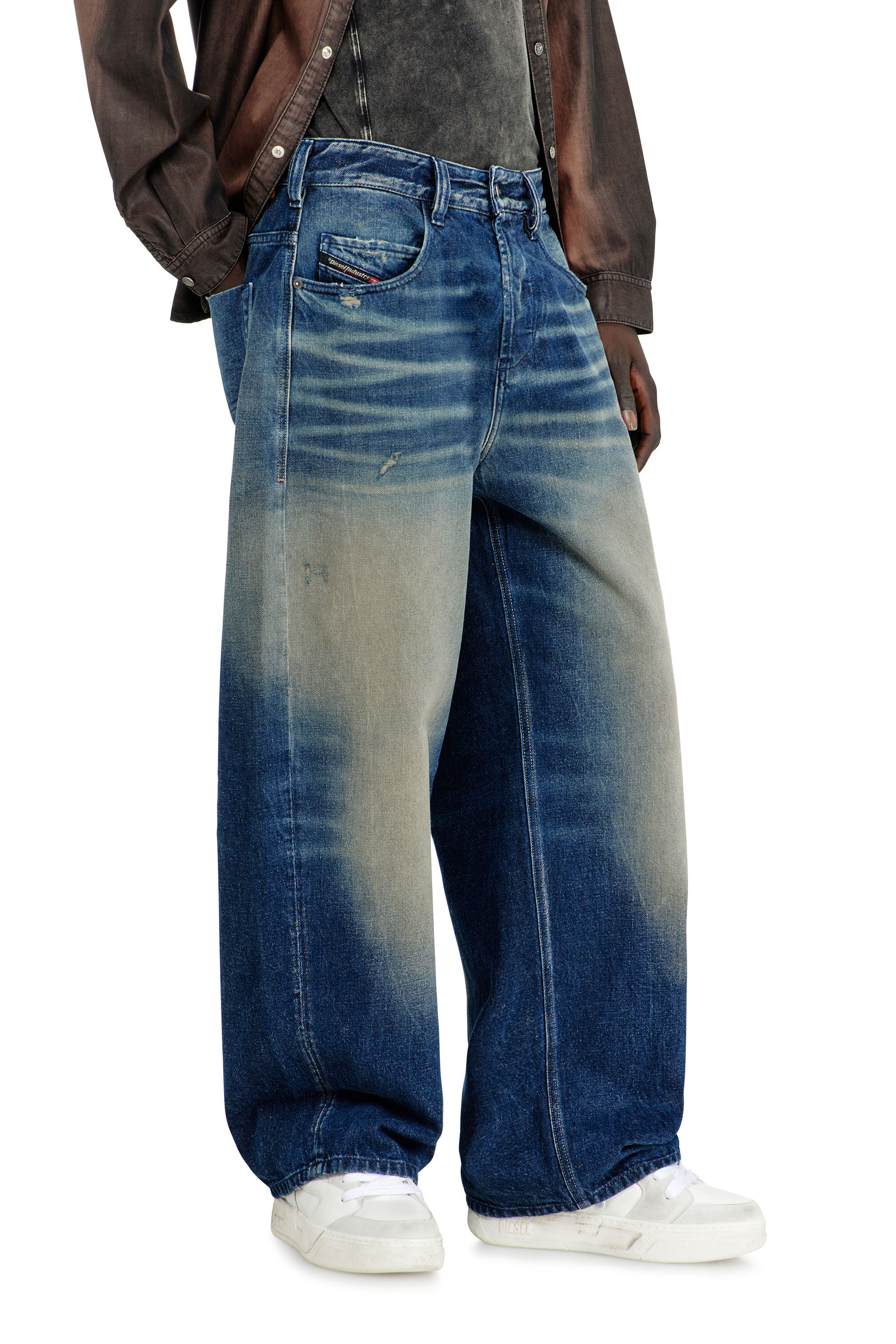 Diesel - Unisex's Relaxed Jeans 1997 D-Enim-M 007DQ, Dark Blue - 9