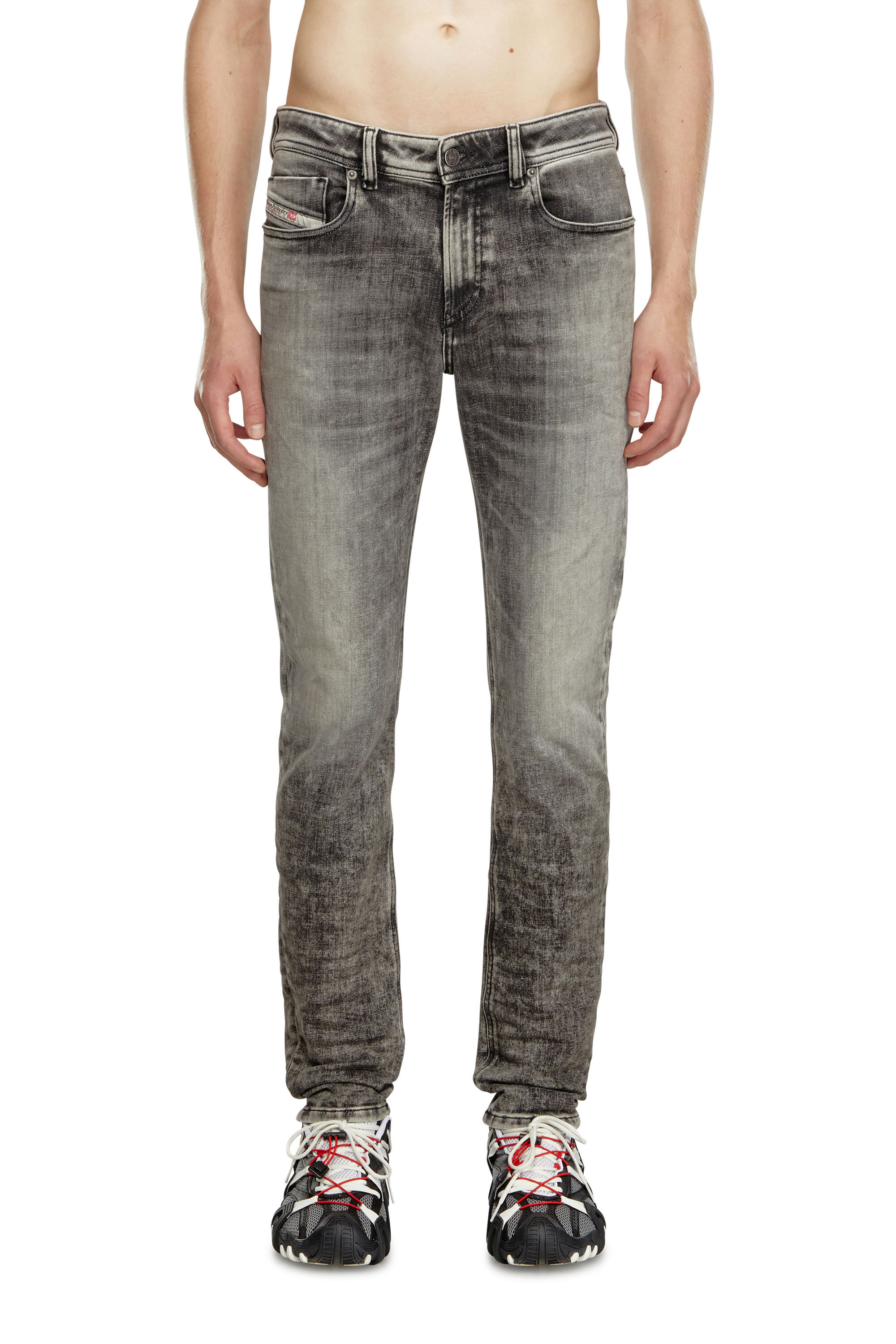 Diesel - Man's Skinny Jeans 1979 Sleenker 09J28, Grey - 3