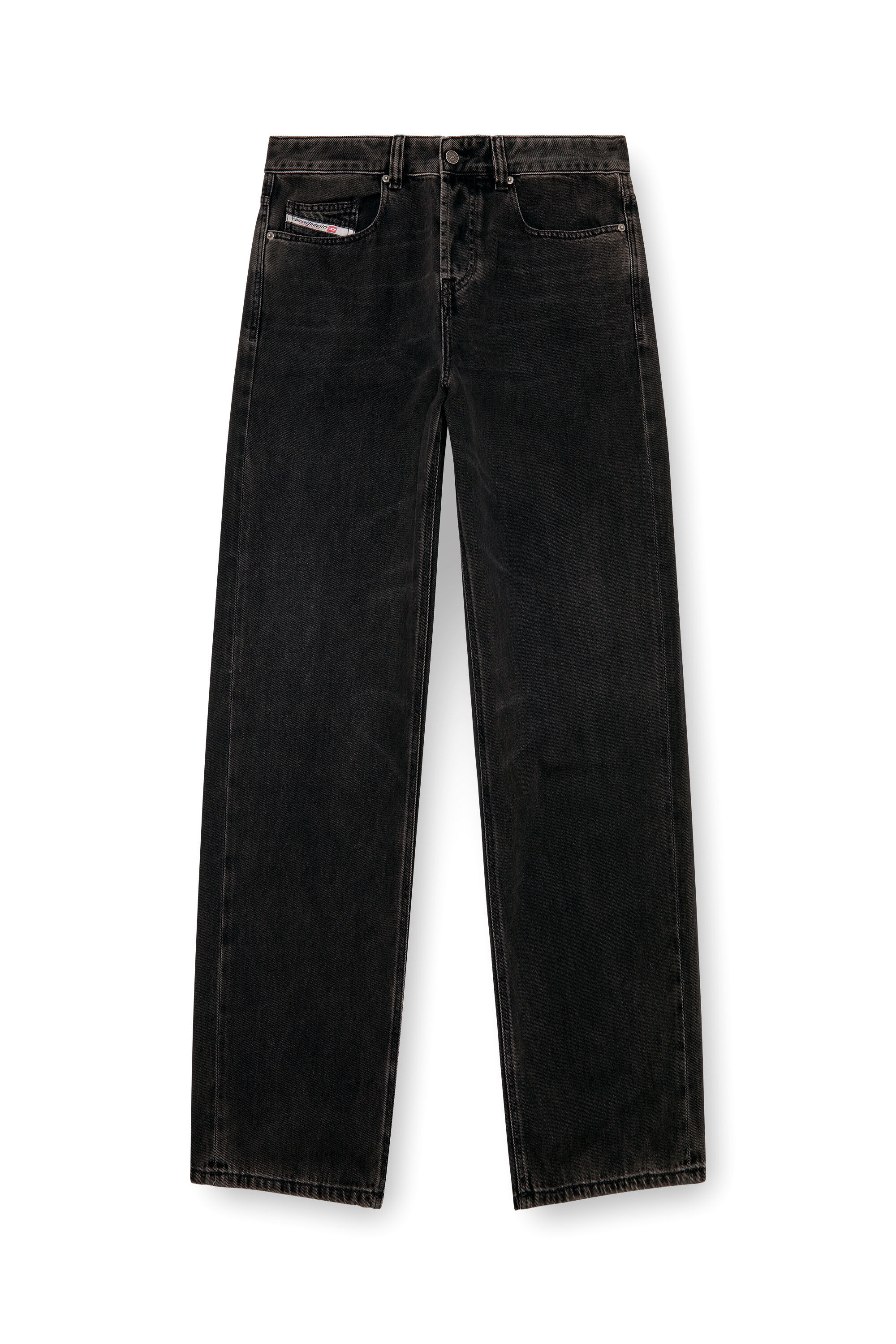 Diesel - Man's Straight Jeans 2001 D-Macro 09I35, Black/Dark grey - 2