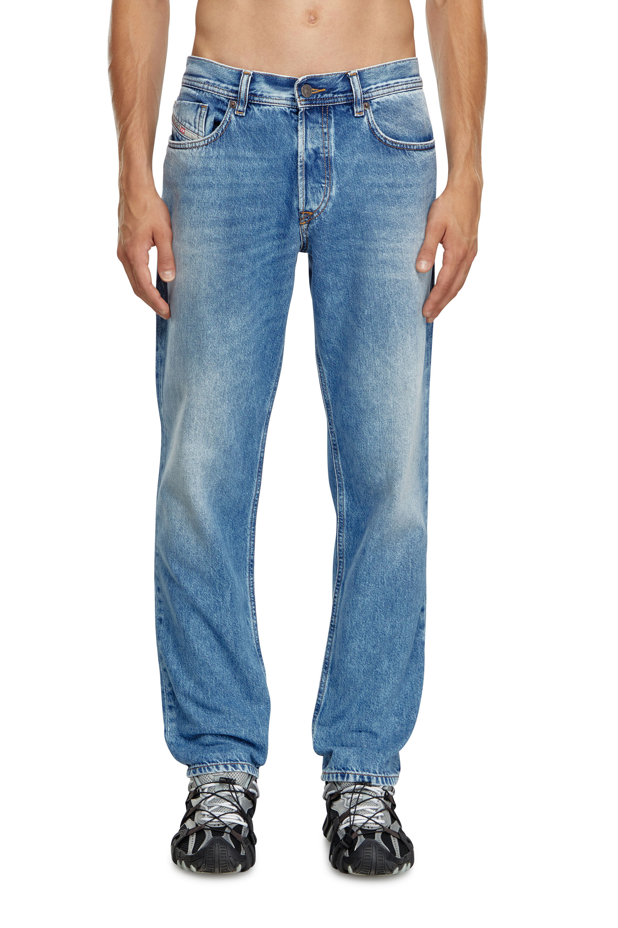 Diesel - Man's Tapered Jeans 2023 D-Finitive 09H95, Medium blue - 3