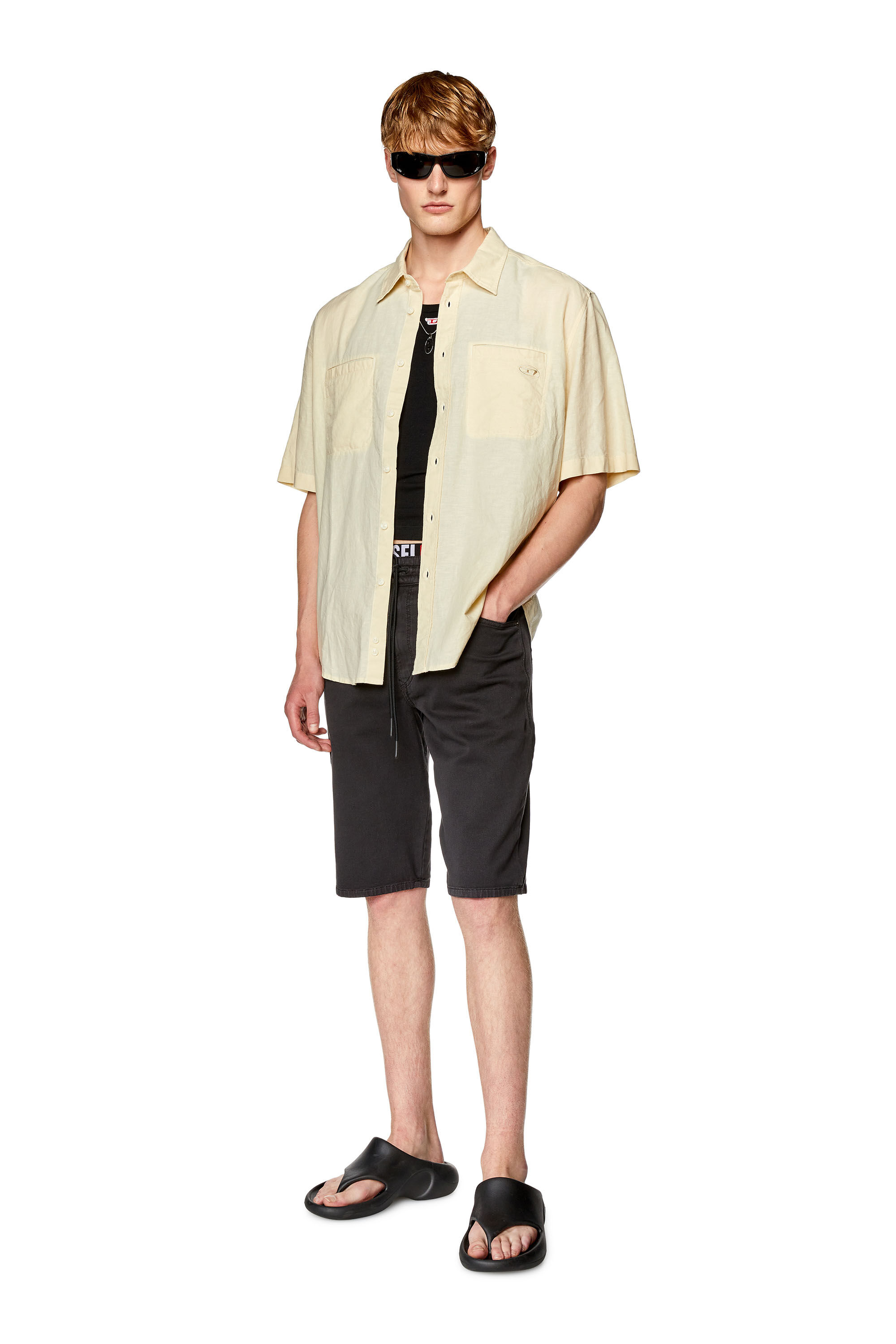 Diesel - D-KROOLEY-SHORT JOGG, Black - Image 1