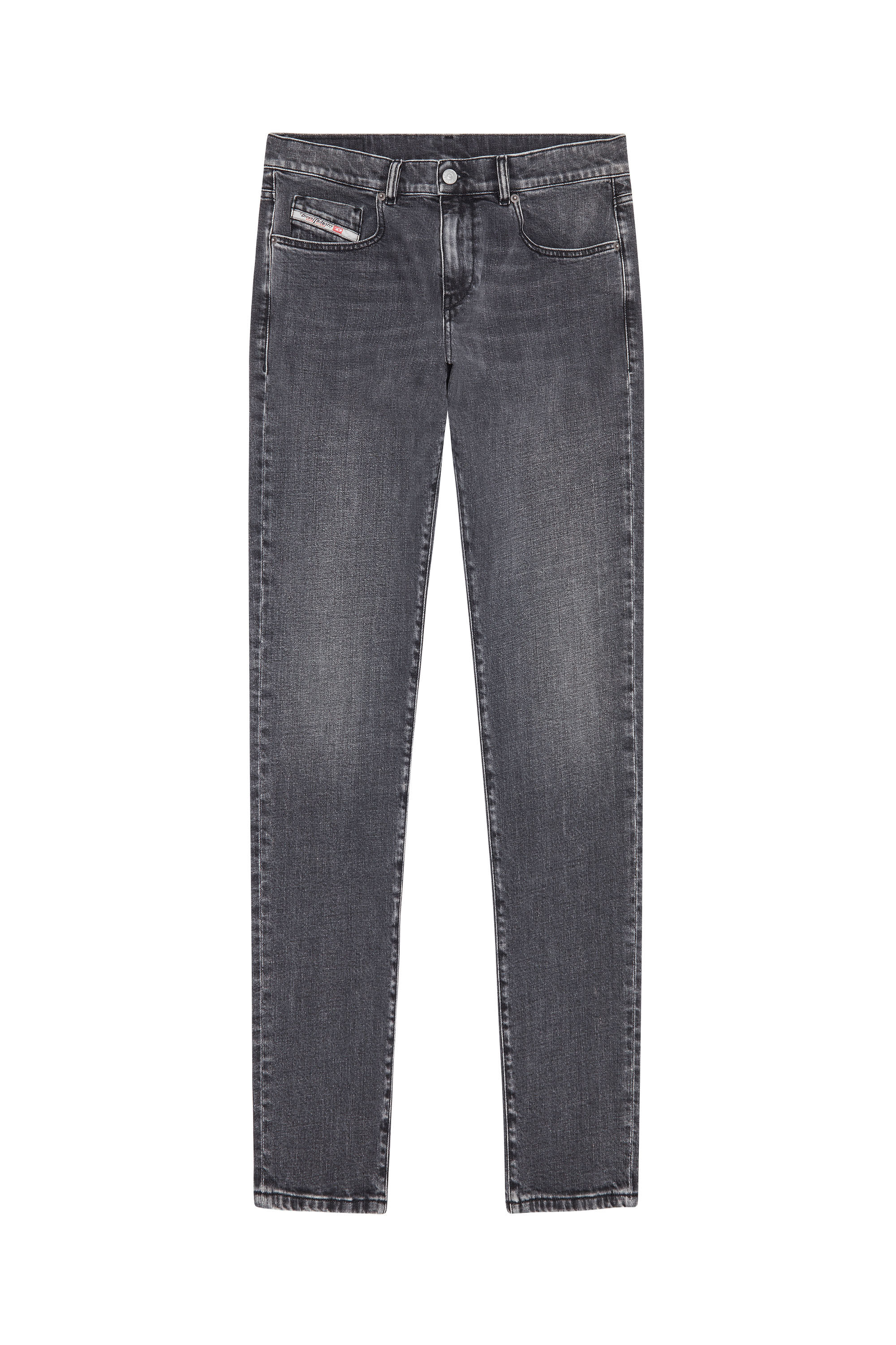 Diesel - Slim Jeans 2019 D-Strukt 09C47, Black/Dark grey - Image 2