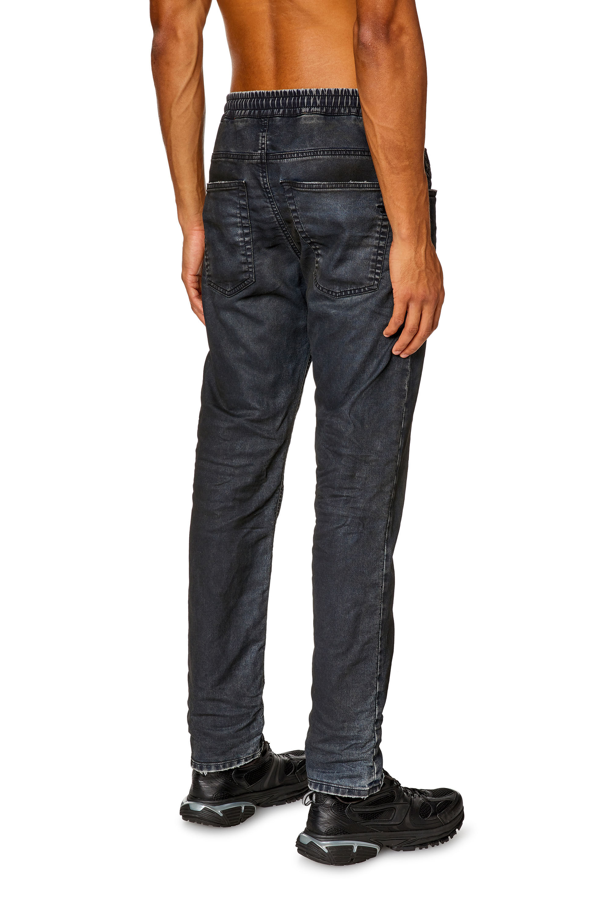 Diesel - Man Tapered 2030 D-Krooley Joggjeans® 068JC, Dark Blue - Image 4