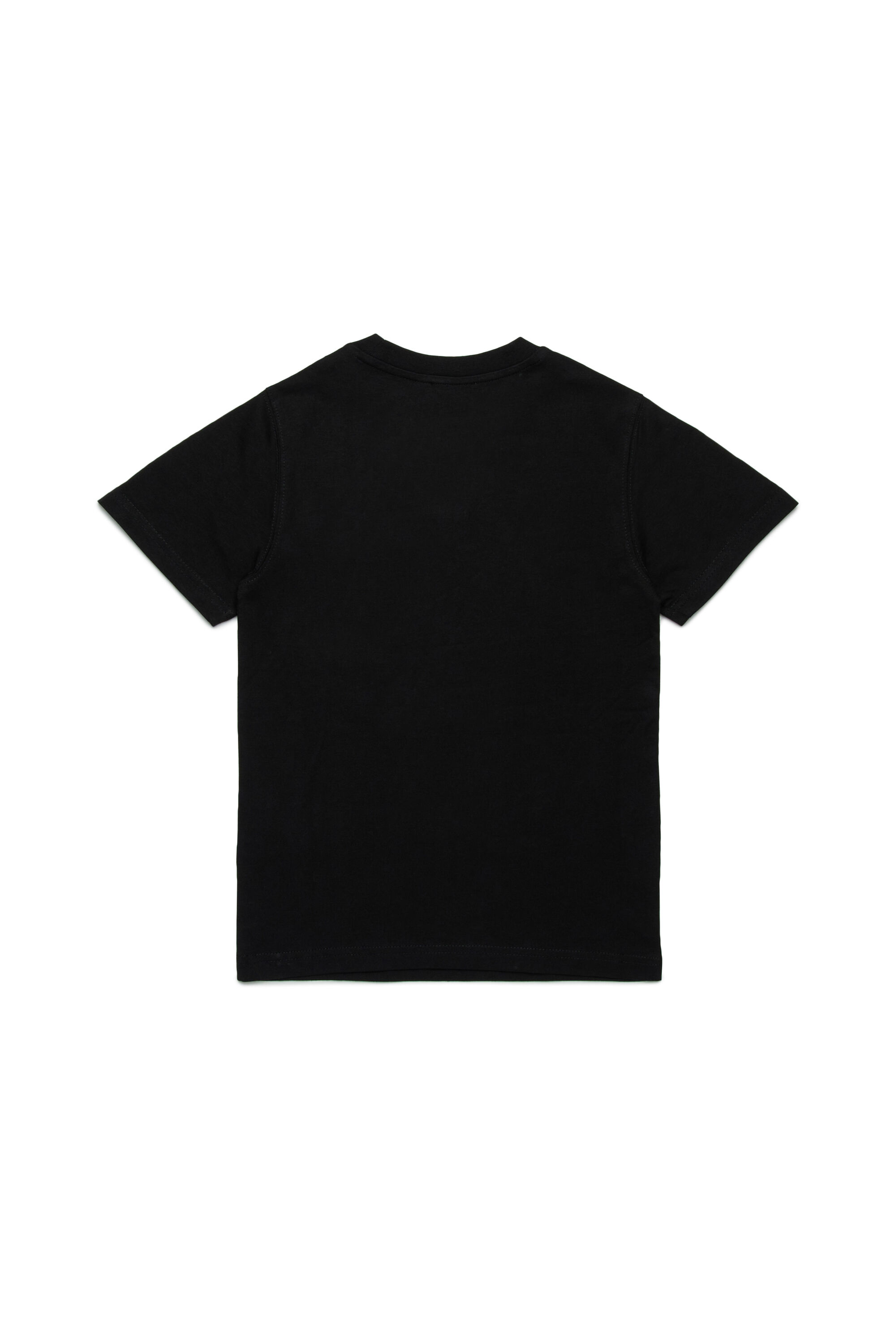 Diesel - TXDIEGO, Man's Cotton T-shirt with patch in Black - 2