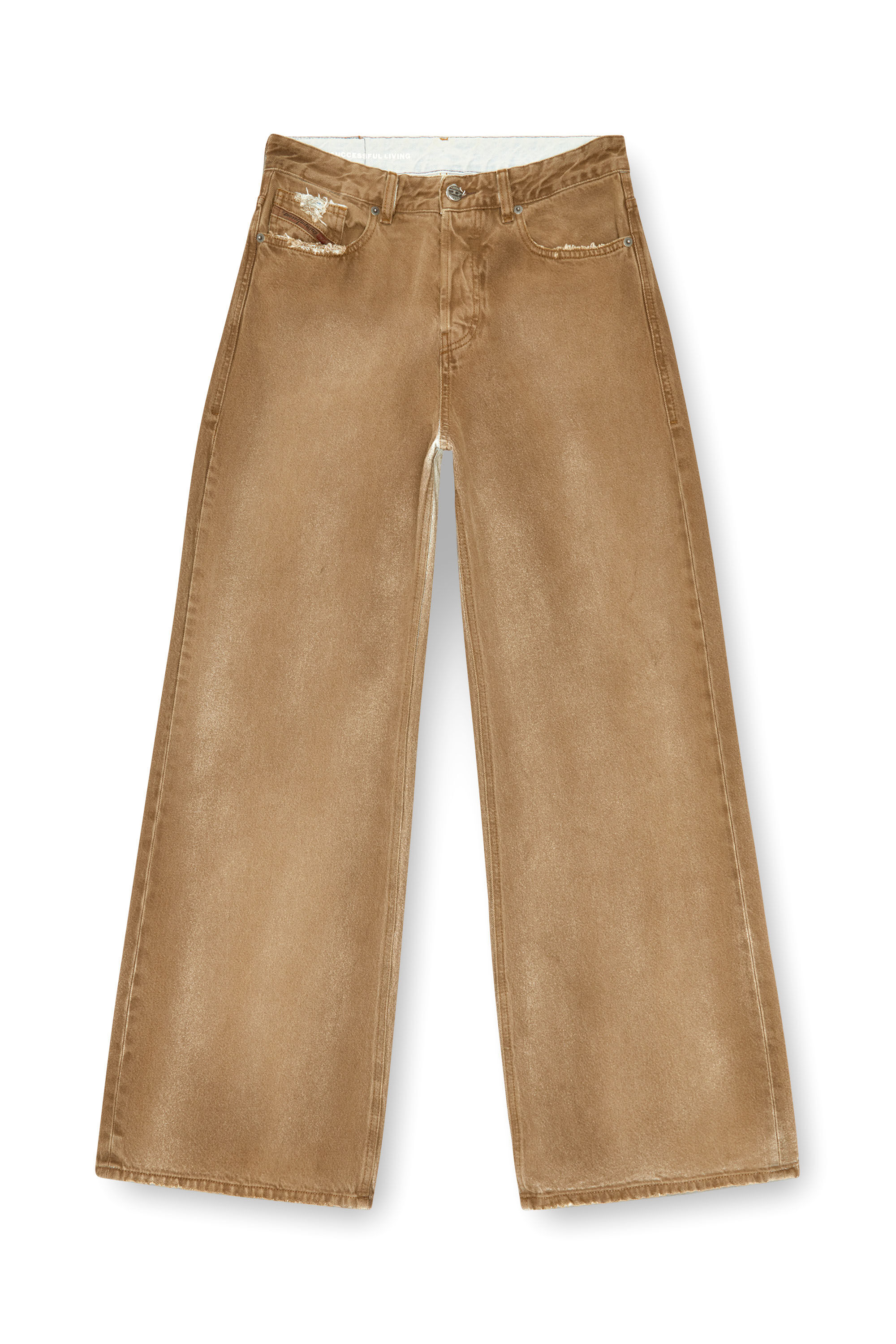 Diesel - Woman's Straight Jeans 1996 D-Sire 09J82, Light Brown - 2