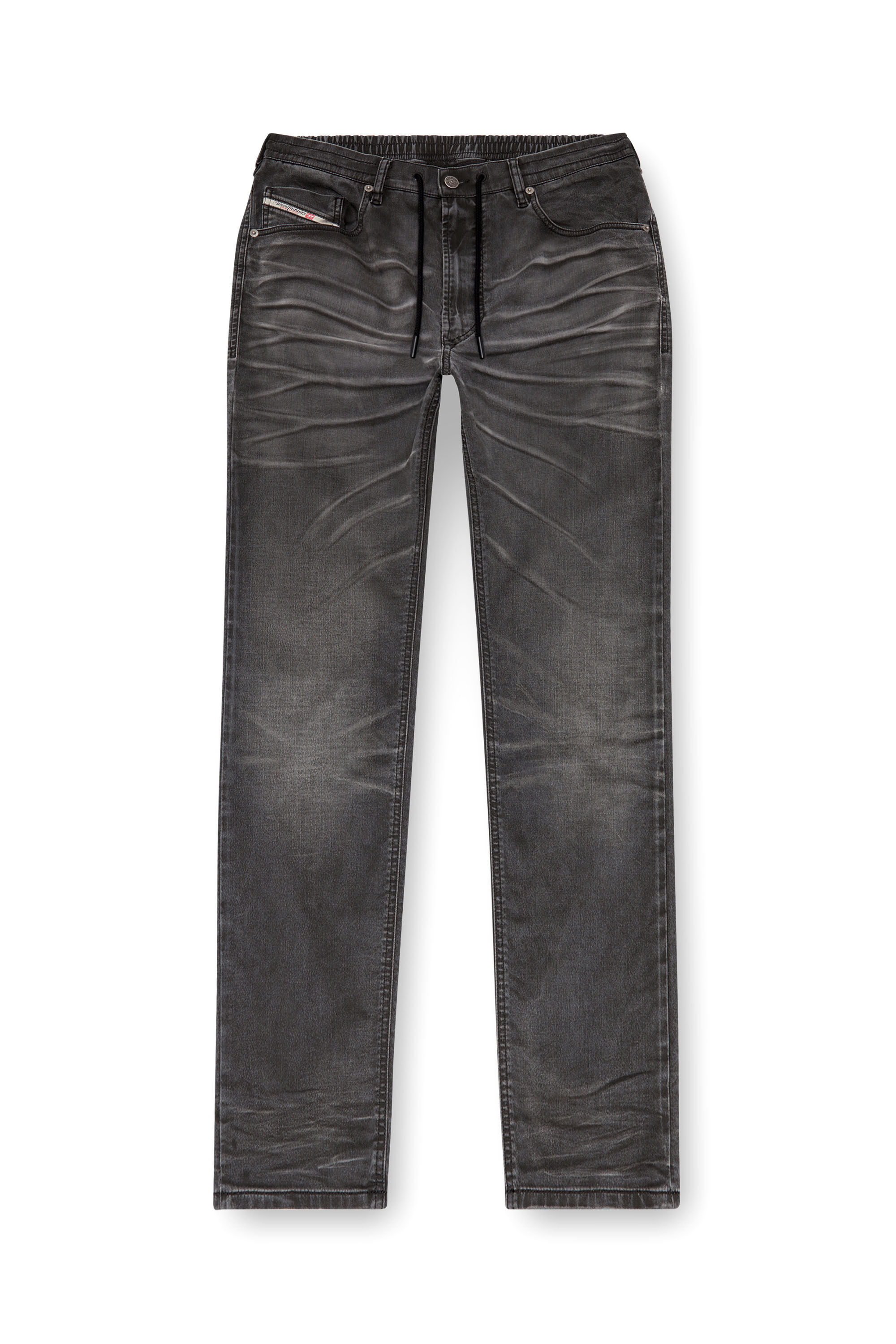 Diesel - Man Tapered 2030 D-Krooley Joggjeans® 09J37, Black/Dark grey - Image 2