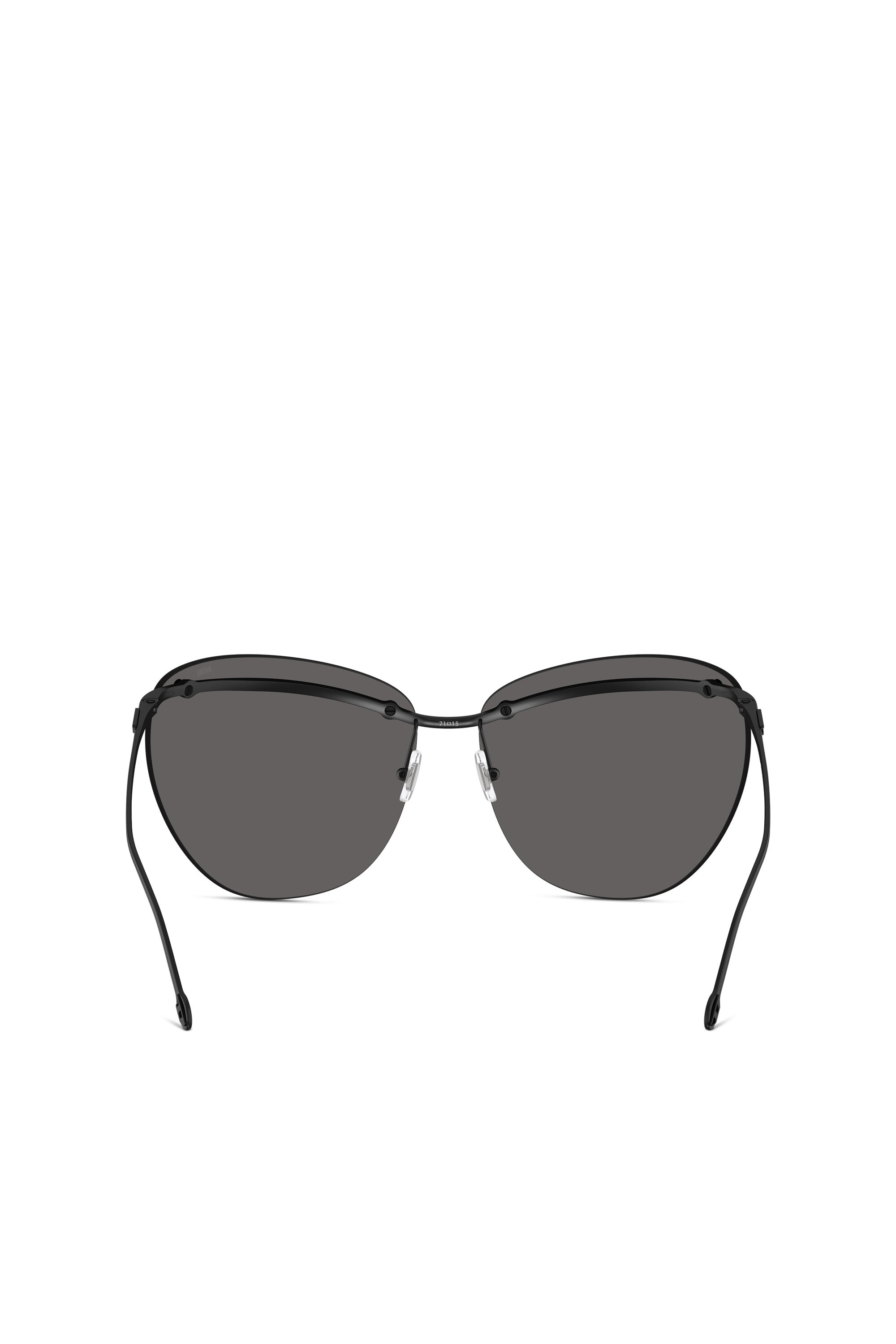 Diesel - 0DL1007, Unisex's Wraparound shape sunglasses in Grey - 3