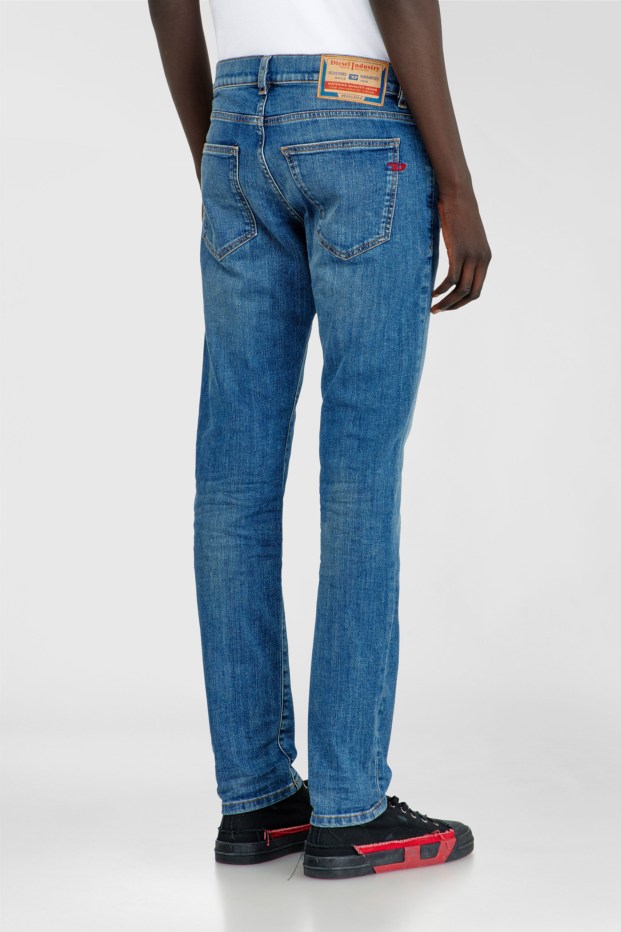 Diesel - Man's Slim Jeans 2019 D-Strukt 0KIAL, Light Blue - 5