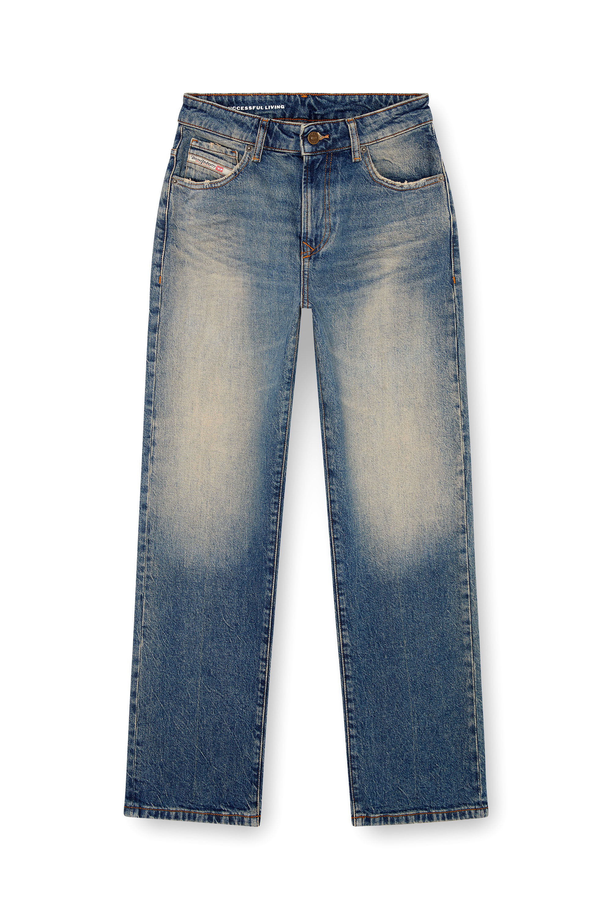 Diesel - Woman's Straight Jeans 1999 D-Reggy 0GRDH, Medium blue - 2