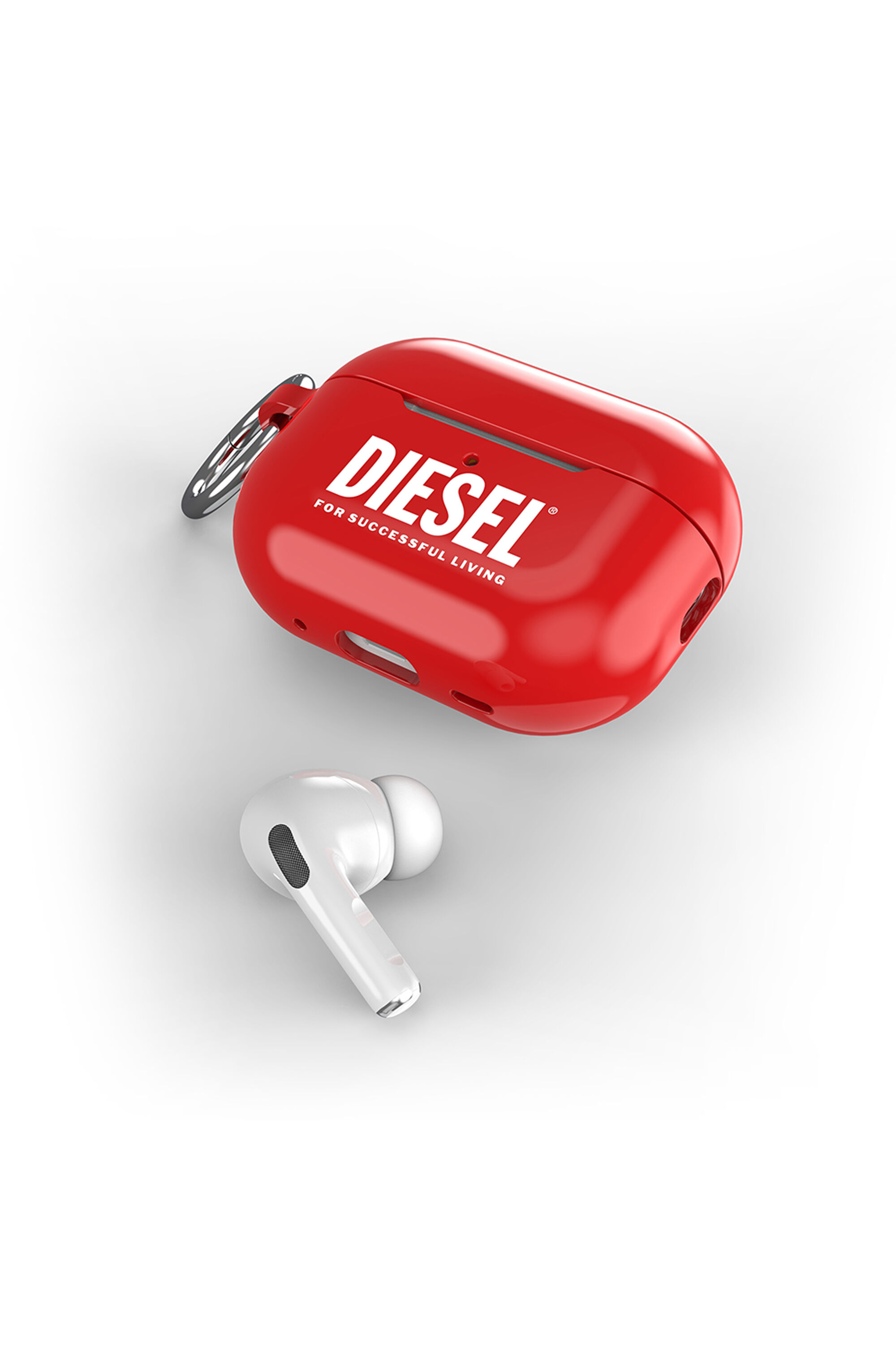 Diesel - 60066 AOP CASE, Unisex's Case for Airpods Pro/Pro 2 in Red - 4