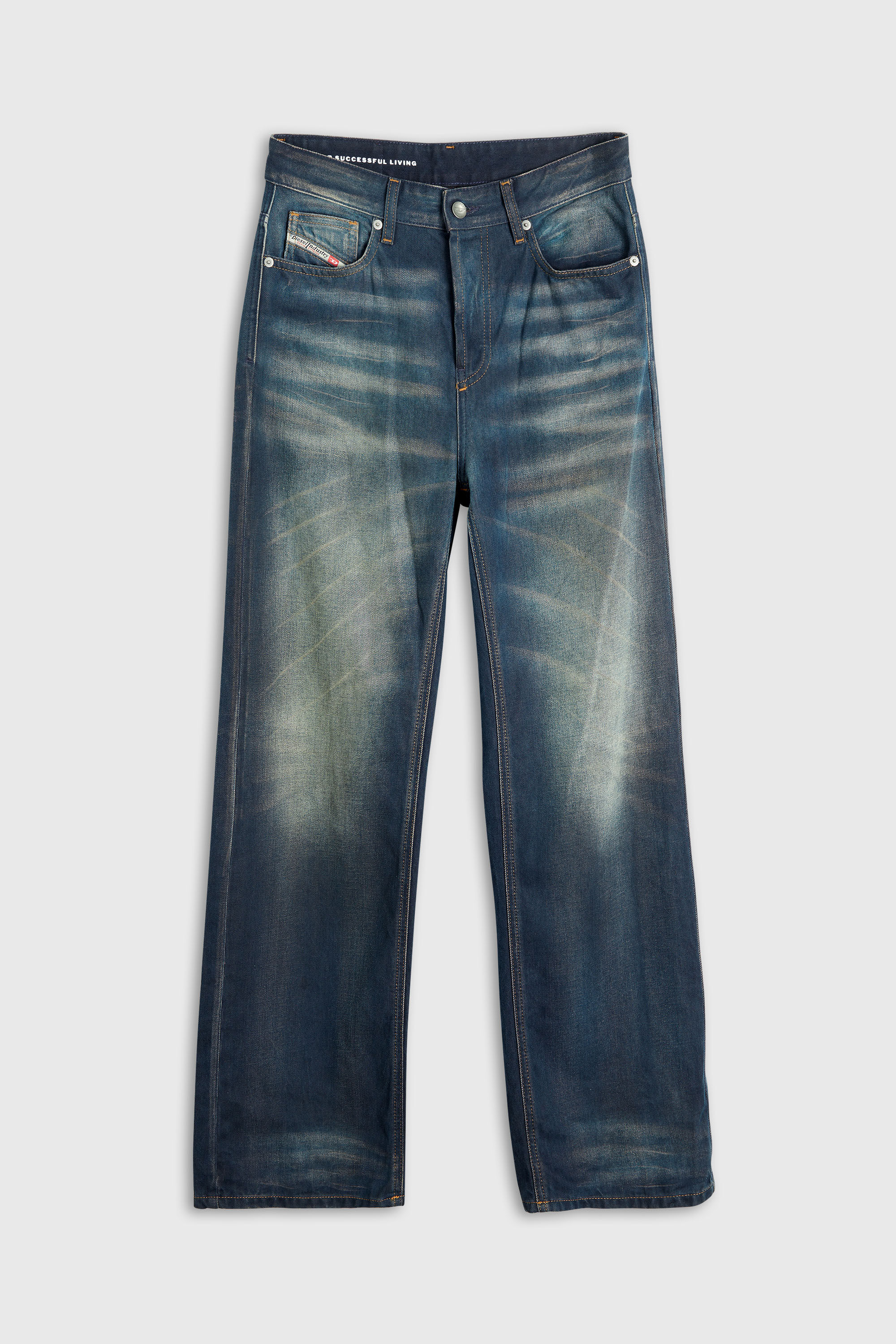 Diesel - Woman's Relaxed Jeans 1990 D-Waigee 09R09, Dark Blue - 6