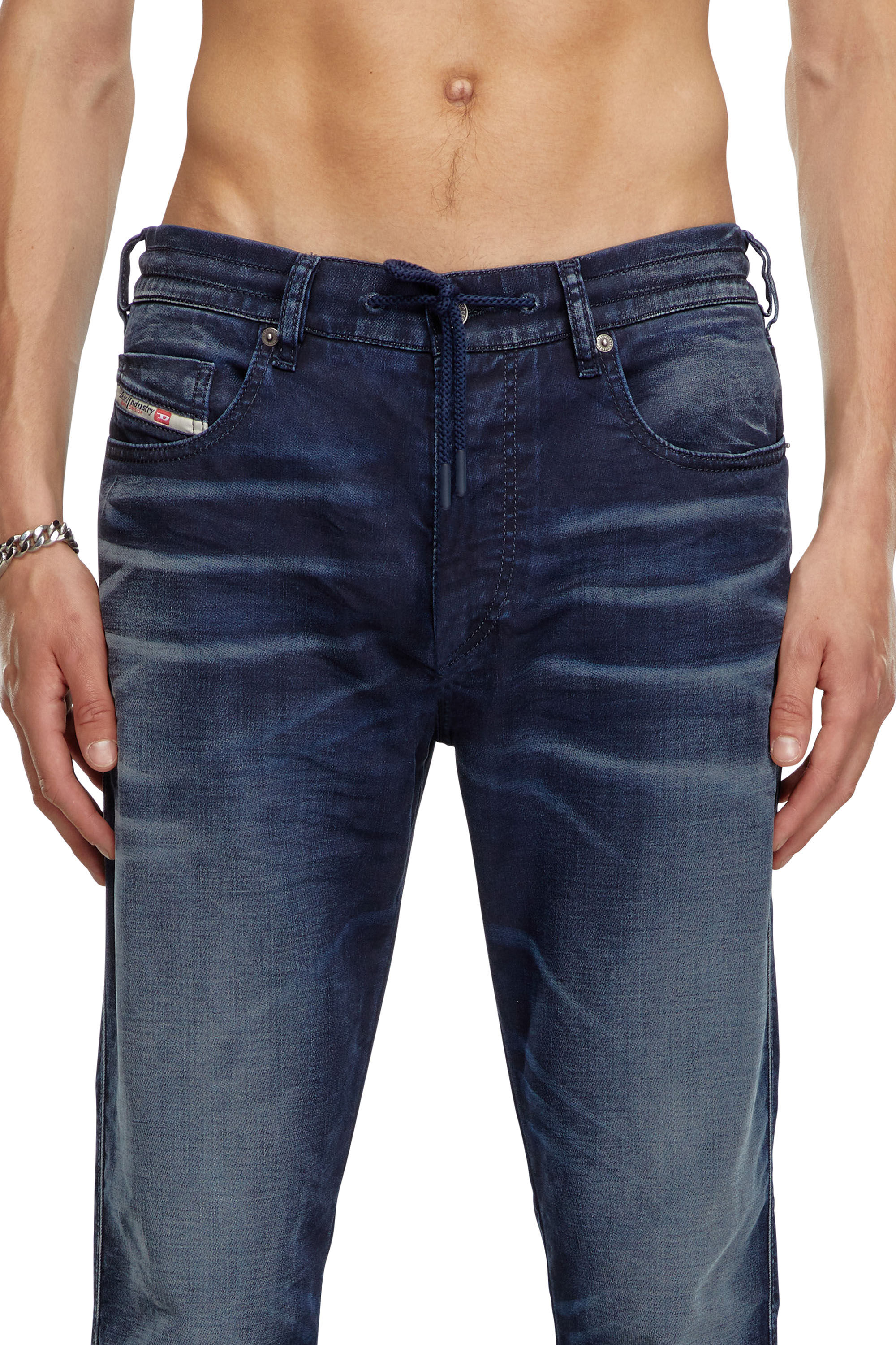 Diesel - Man's Slim 2060 D-Strukt Joggjeans® 068LY, Dark Blue - 5