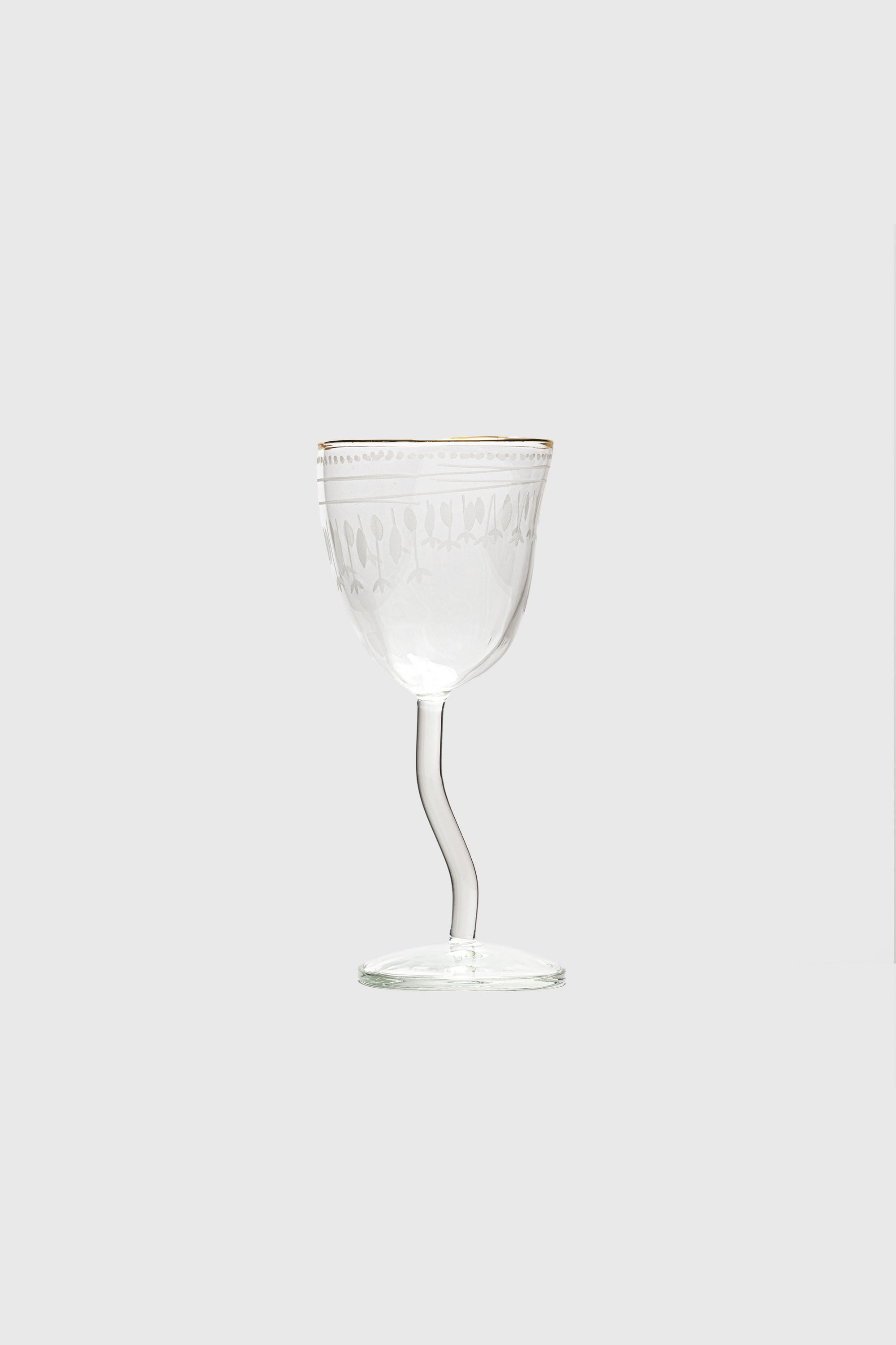 Diesel - 11250 WINE GLASS "CLASSIC ON ACID - TRAD, Unisex's Wine glass in White - 1