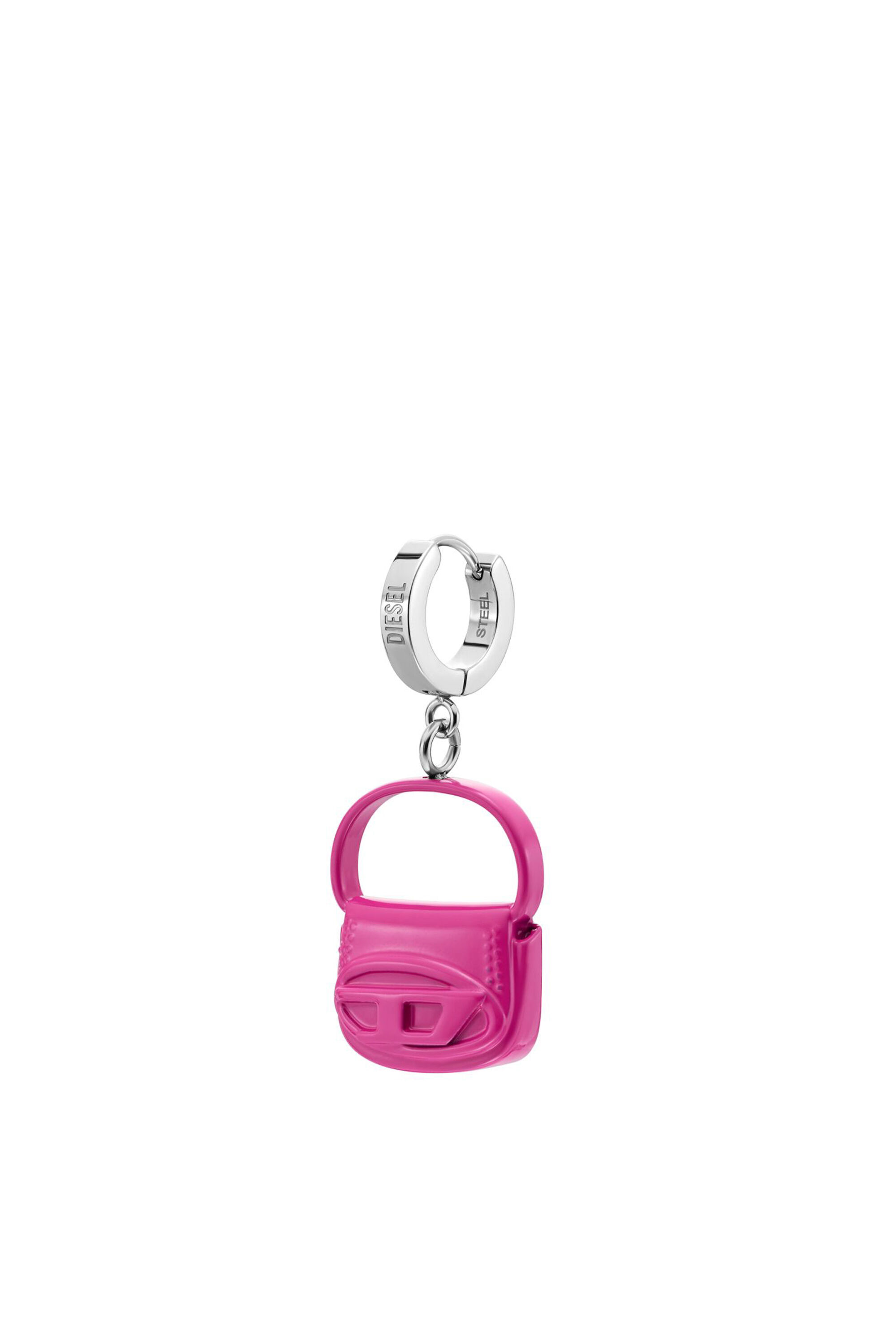 Diesel - DX1528 JEWEL, Unisex's Pink stainless steel drop earring in Pink - 1