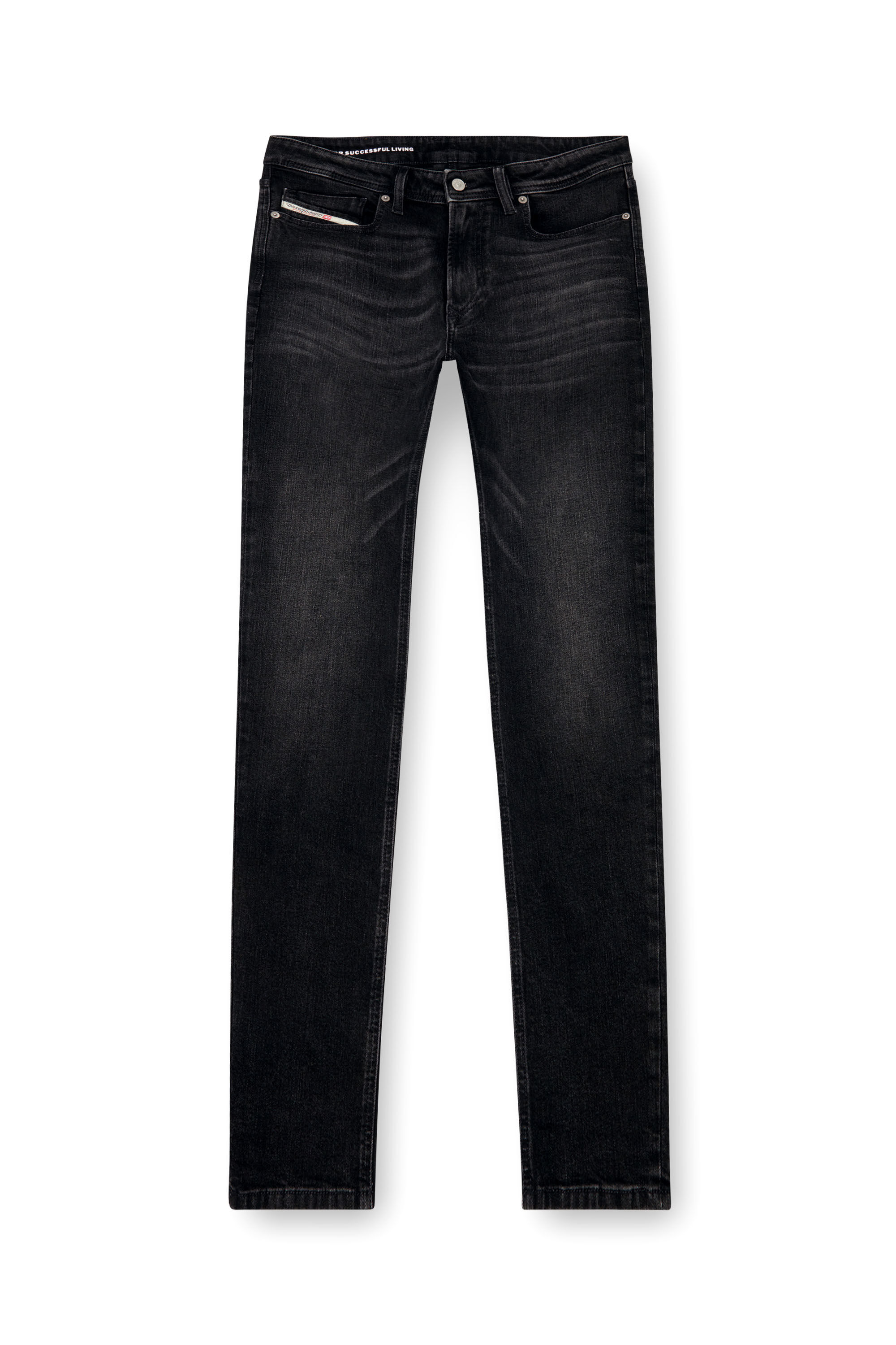 Diesel - Man's Skinny Jeans 1979 Sleenker 0GRDA, Black/Dark grey - 2