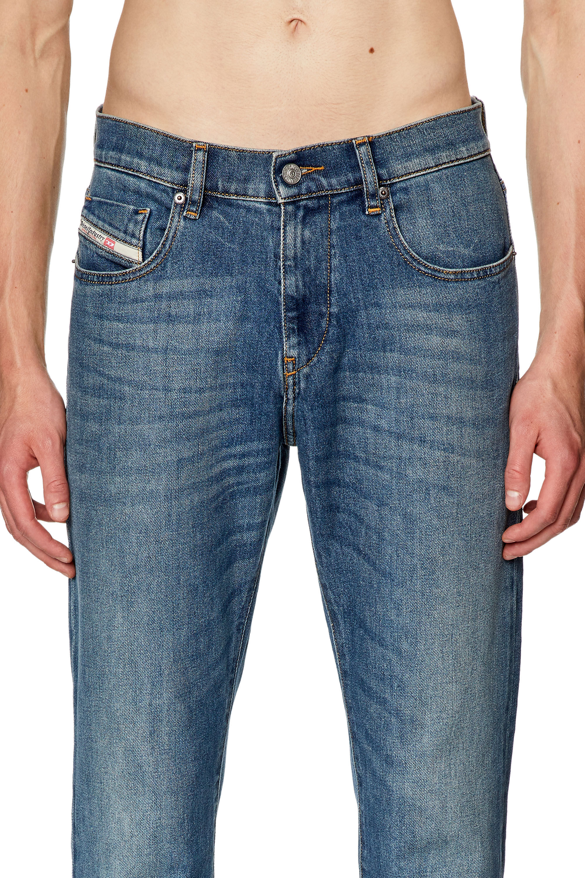 Diesel - Slim Jeans 2019 D-Strukt 09F88, Medium blue - Image 5