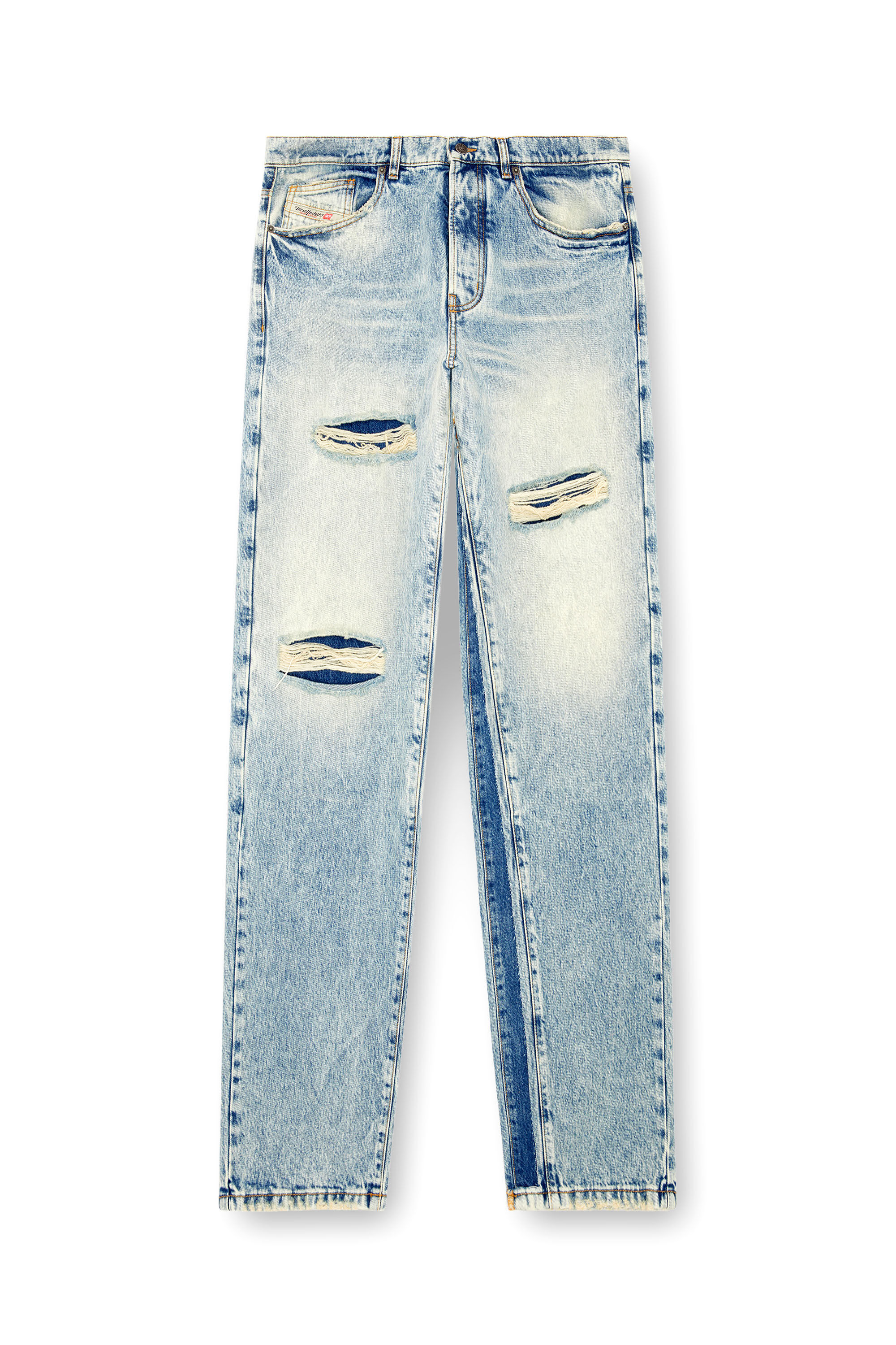 Diesel - Man's Straight Jeans D-Fire 0AJEN, Light Blue - 2