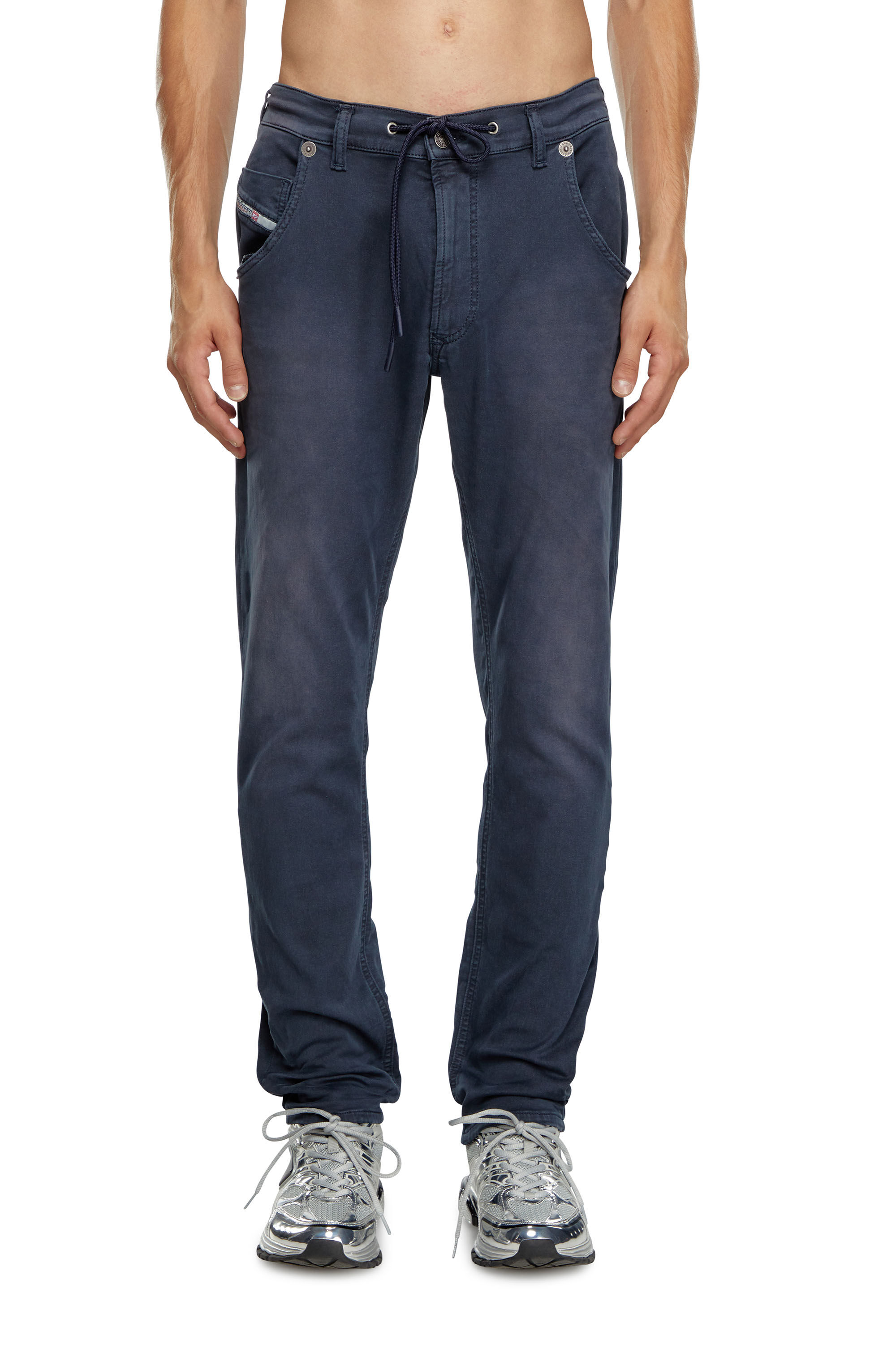 Diesel - Man's Tapered 2030 D-Krooley Joggjeans® 0670M, Dark Blue - 3