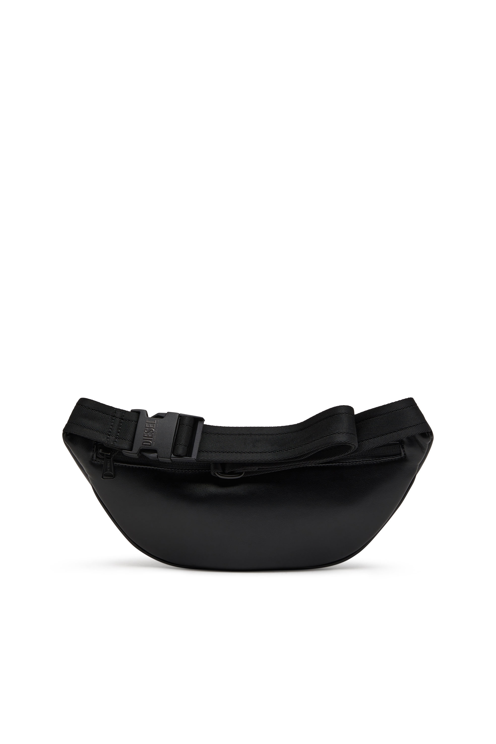 Diesel - HOLI-D BELT BAG M, Unisex's Belt bag in PU and neoprene in Black - 2